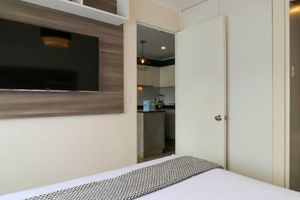 Alquiler Vacacional - w Beautiful 1BR w AC Near Central Restaurante