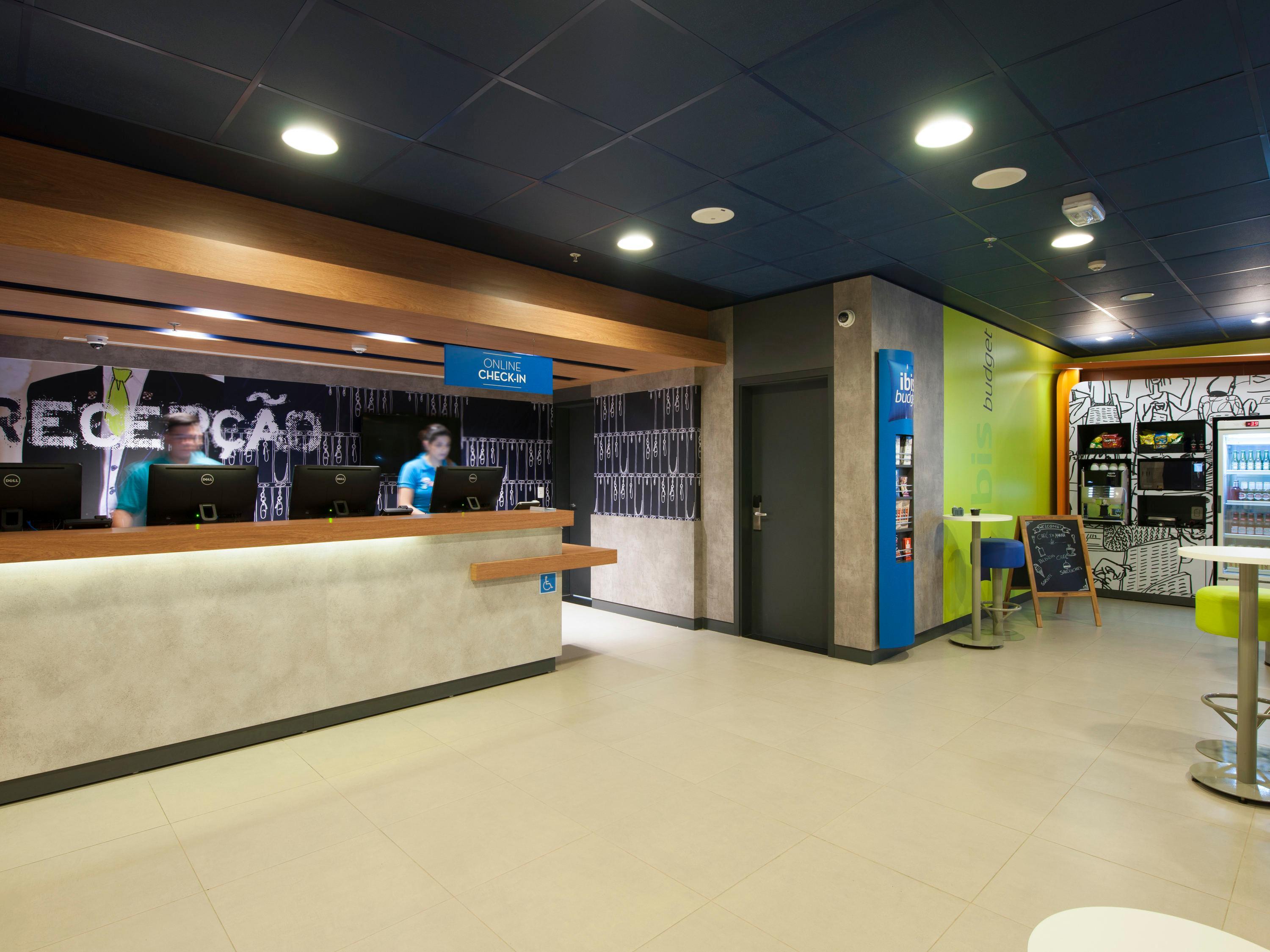 Vista Lobby ibis budget Campinas Aquidaban
