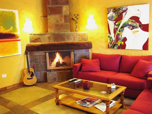 Vista Lobby Hostería La Raclette