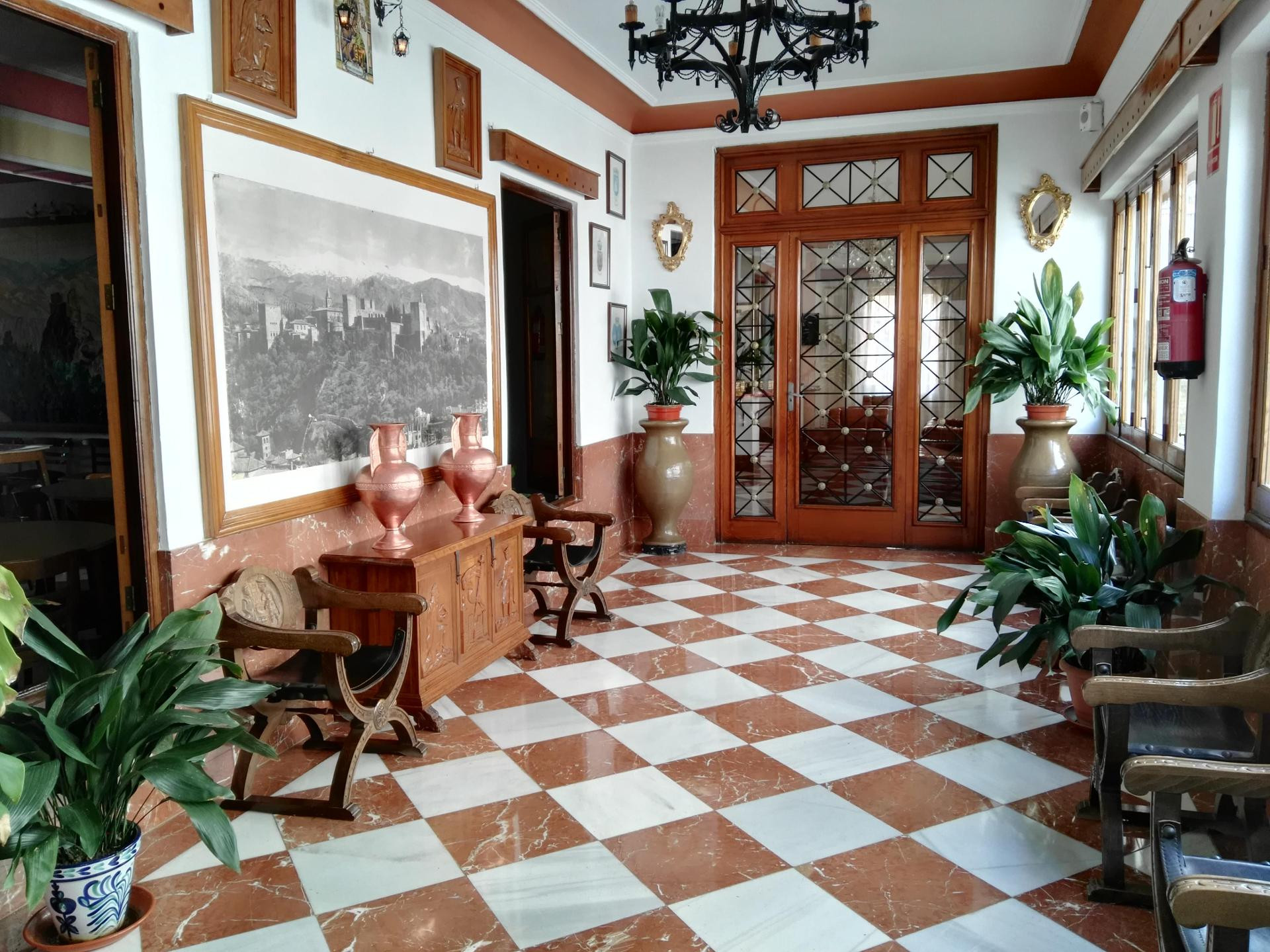 Vista Lobby Hotel Castillo Lanjaron