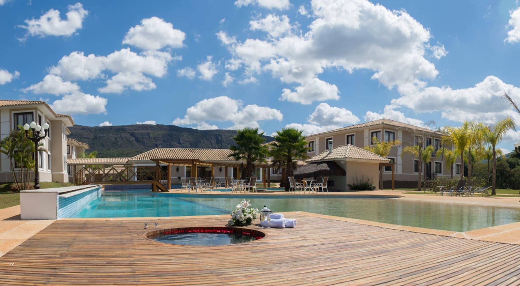 Vista Piscina Santíssimo Resort