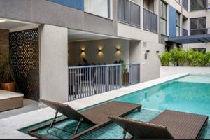 Alquiler Vacacional - seu lar moderno, com varanda, piscina e academia