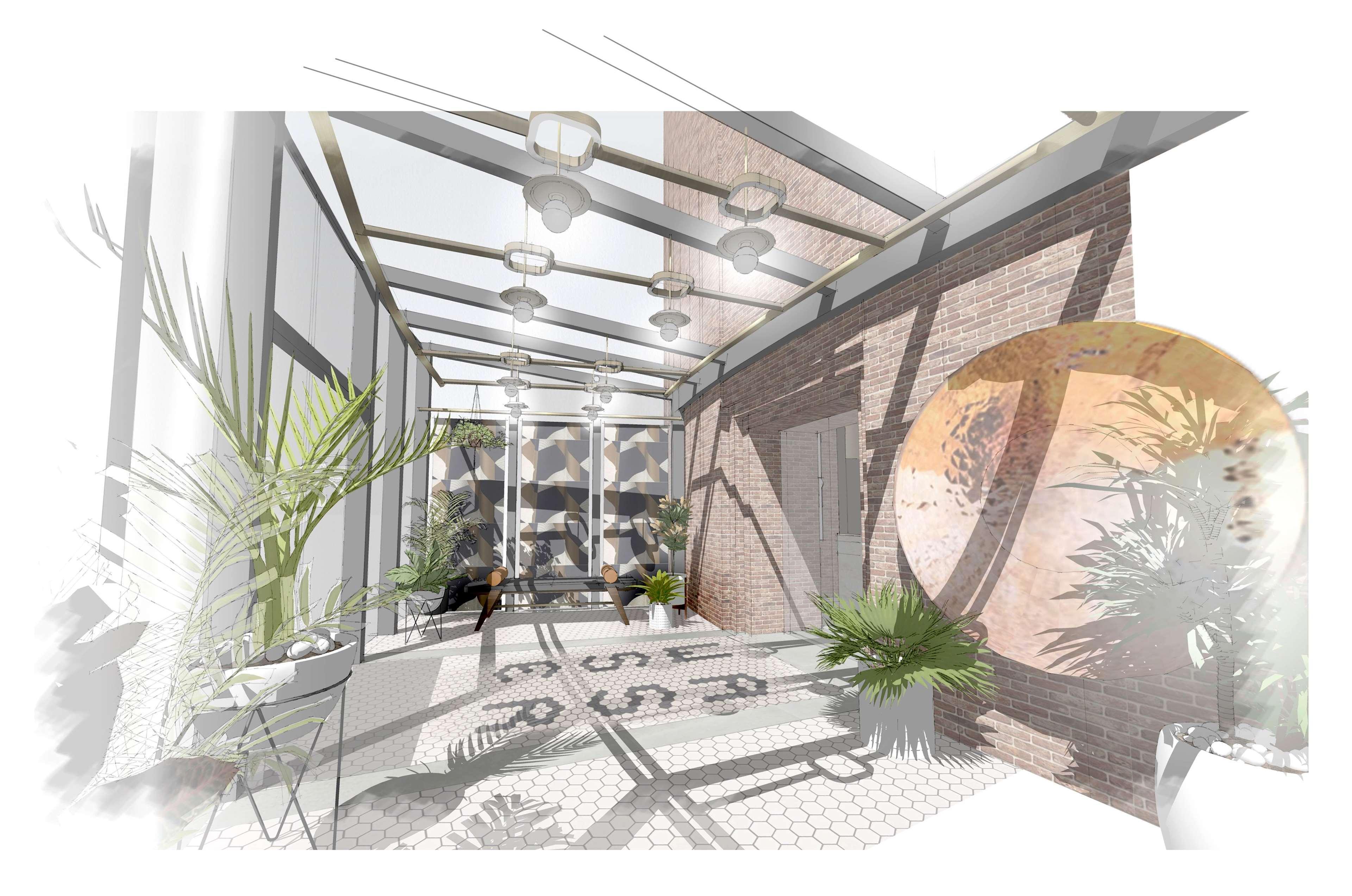 Vista Lobby Wasserturm Hotel Cologne, Curio Collection by Hilton