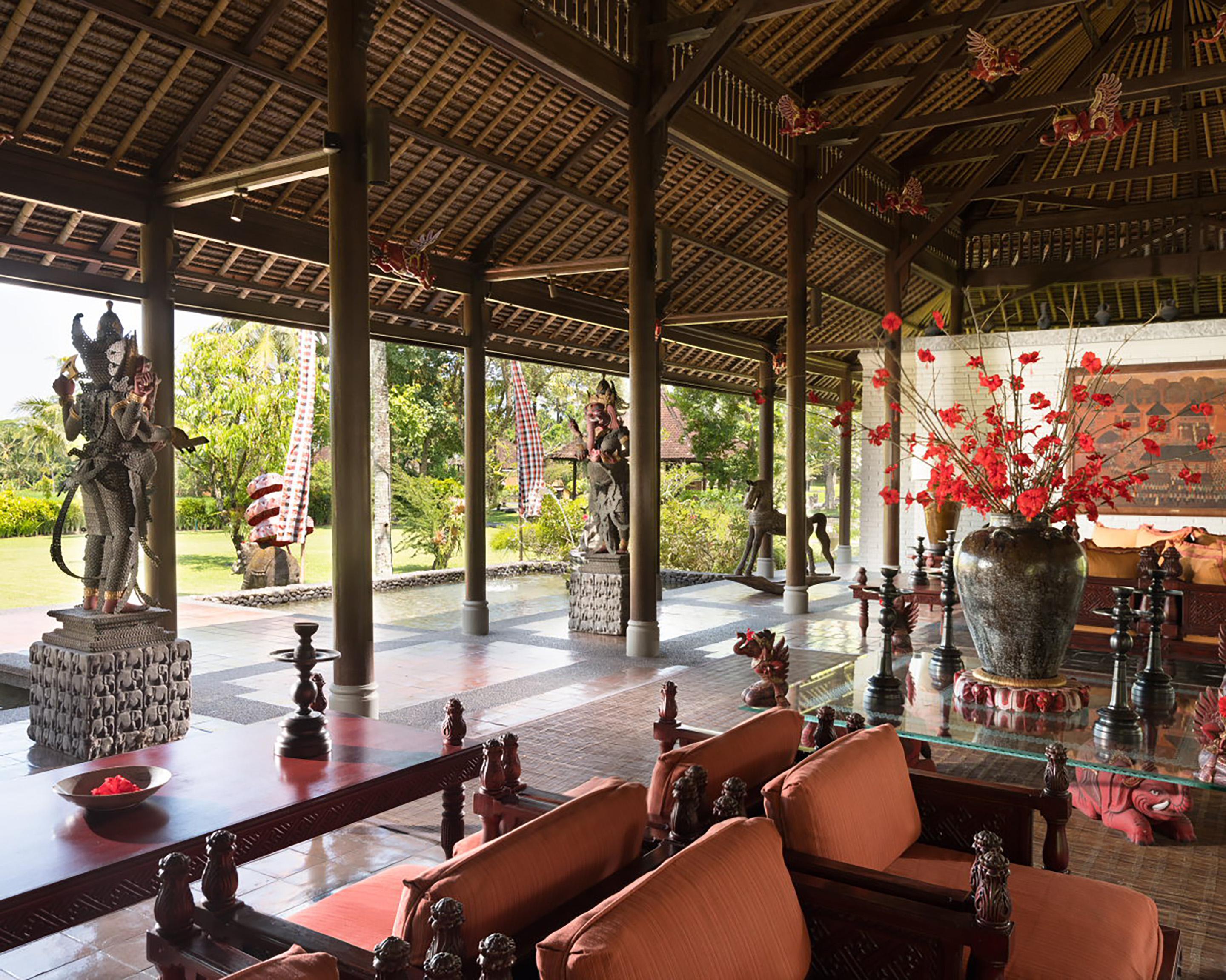 Vista do lobby Tanah Gajah, a Resort by Hadiprana