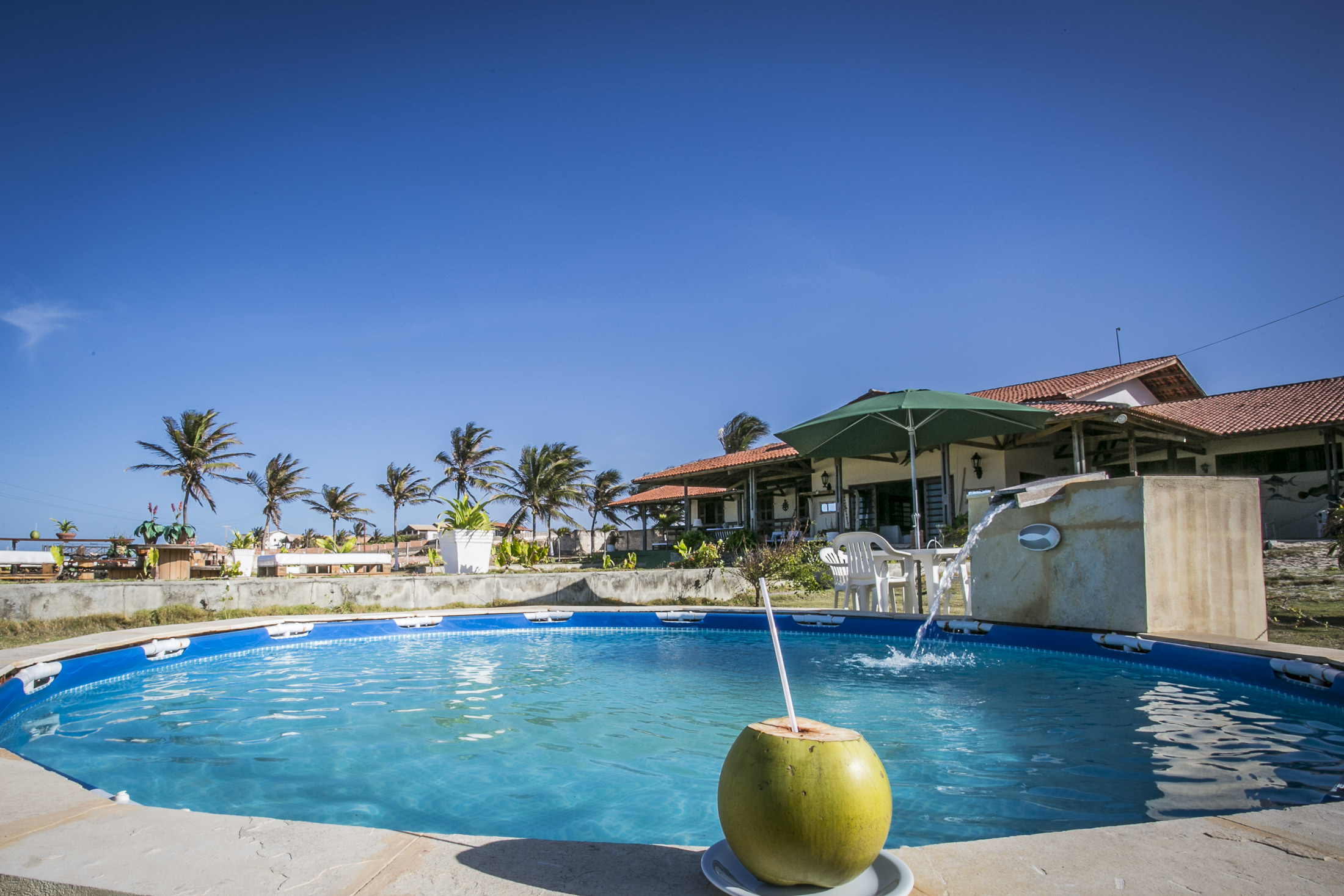Vista Piscina Recanto Praia do Uruau
