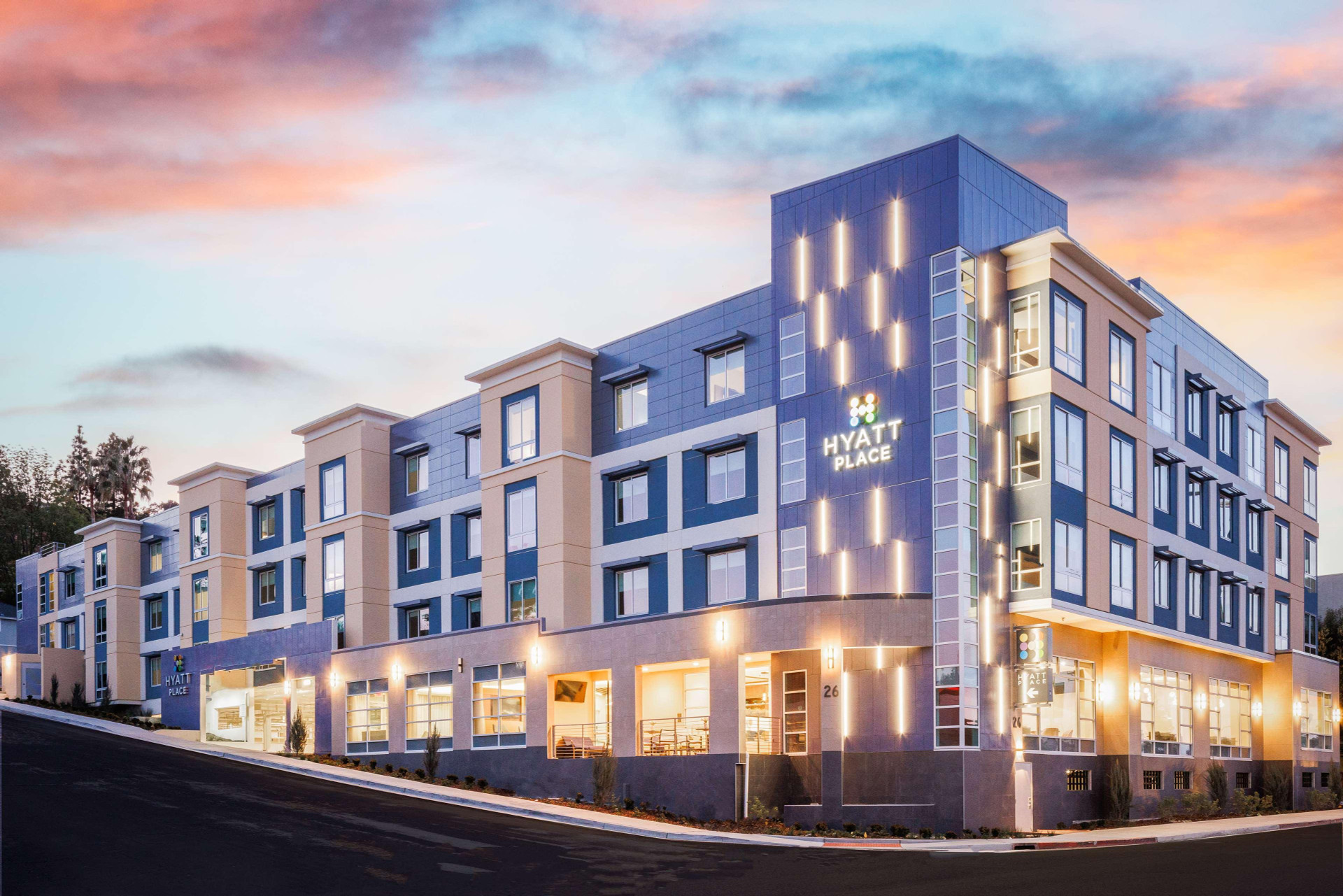 Vista Exterior Hyatt Place San Carlos
