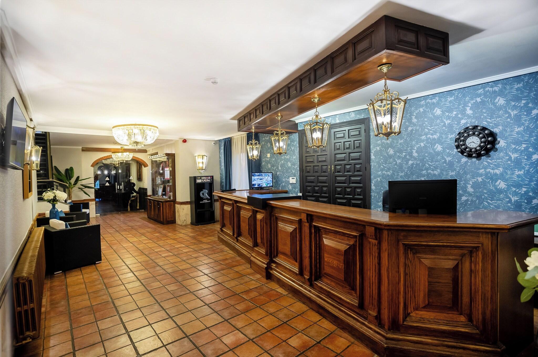 Vista Lobby Hotel Conde Rodrigo II by eme hoteles