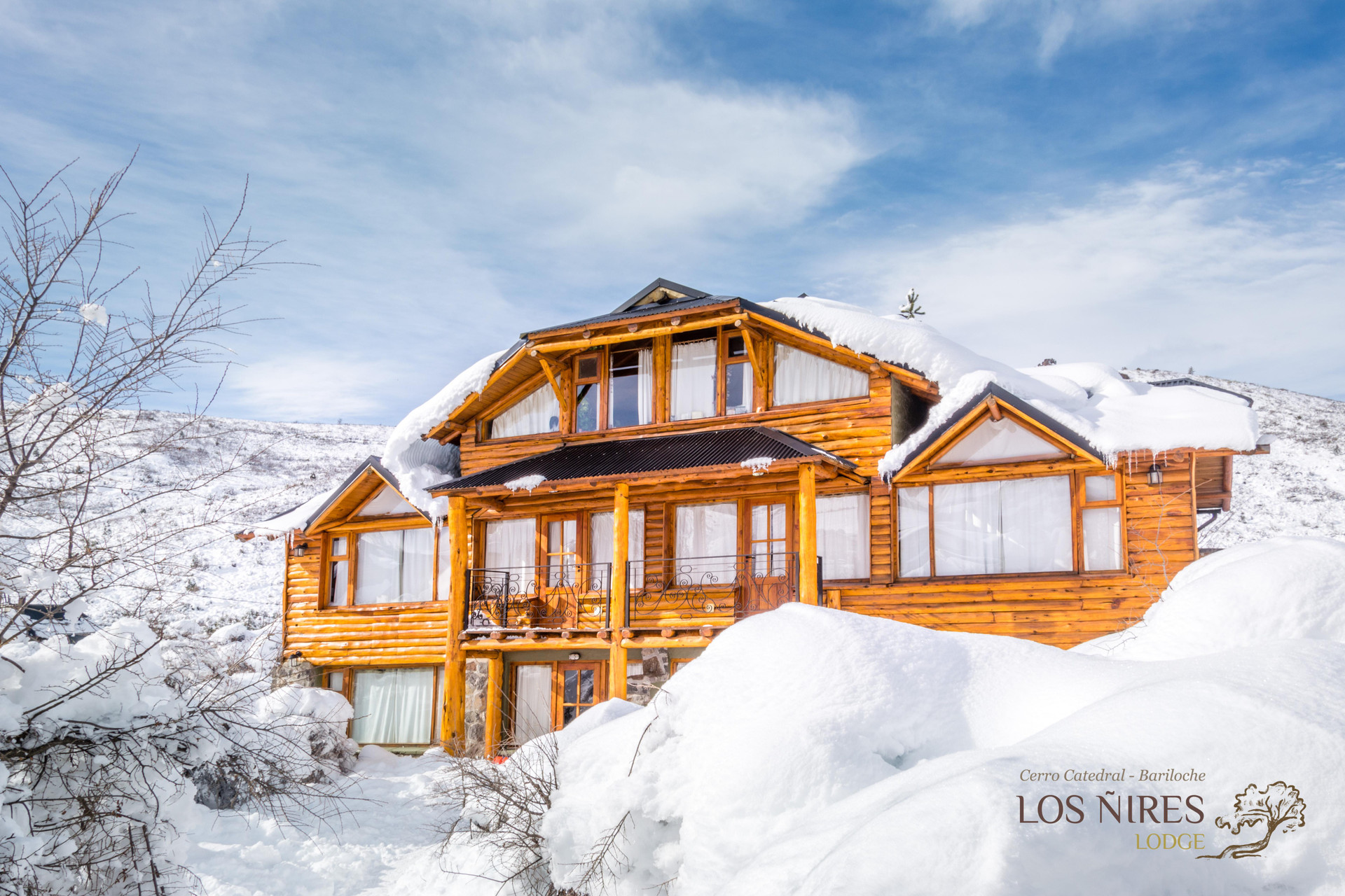 Vista Exterior Los Ñires Lodge