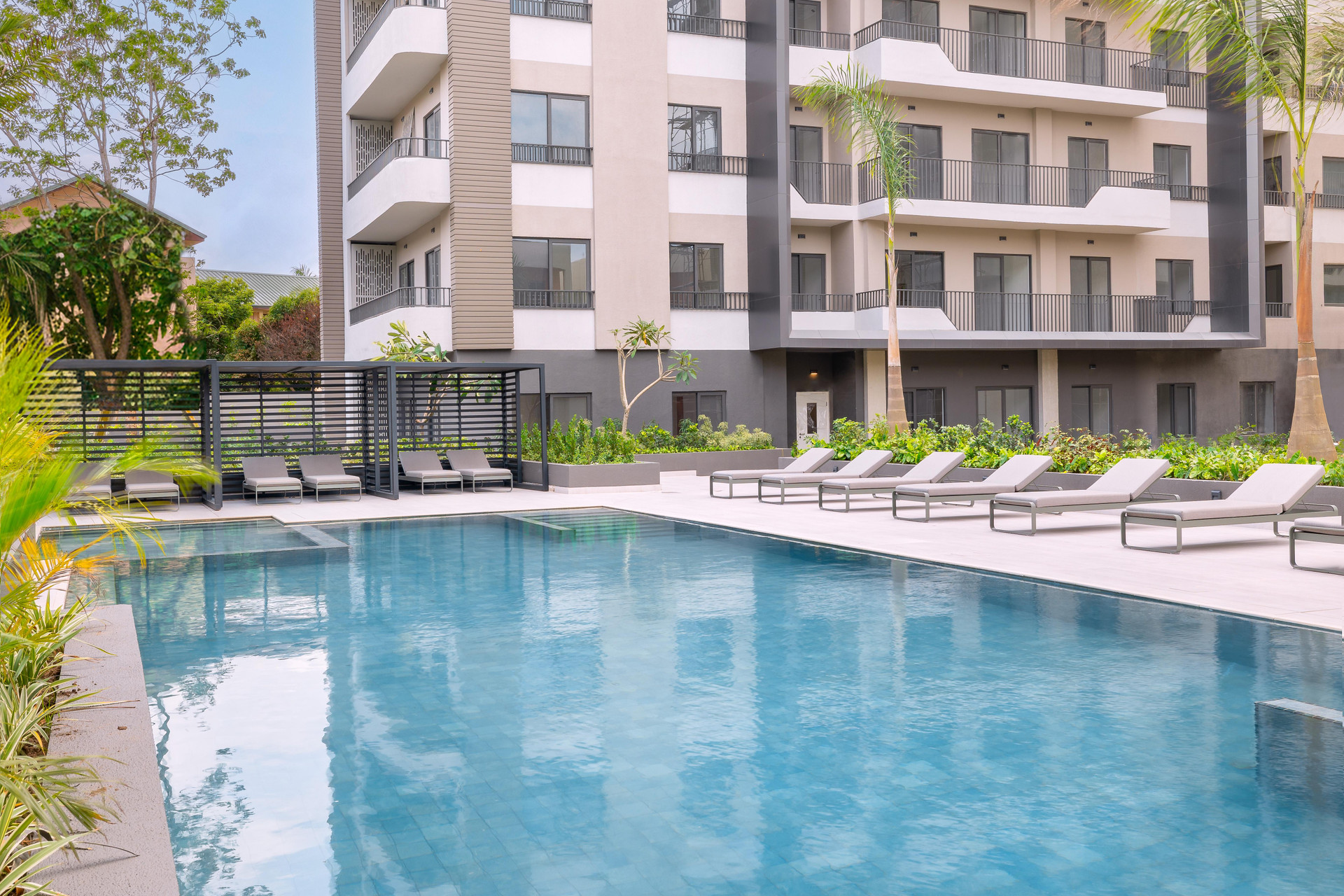 Vista Piscina Accra Luxury Apartments Cantonments