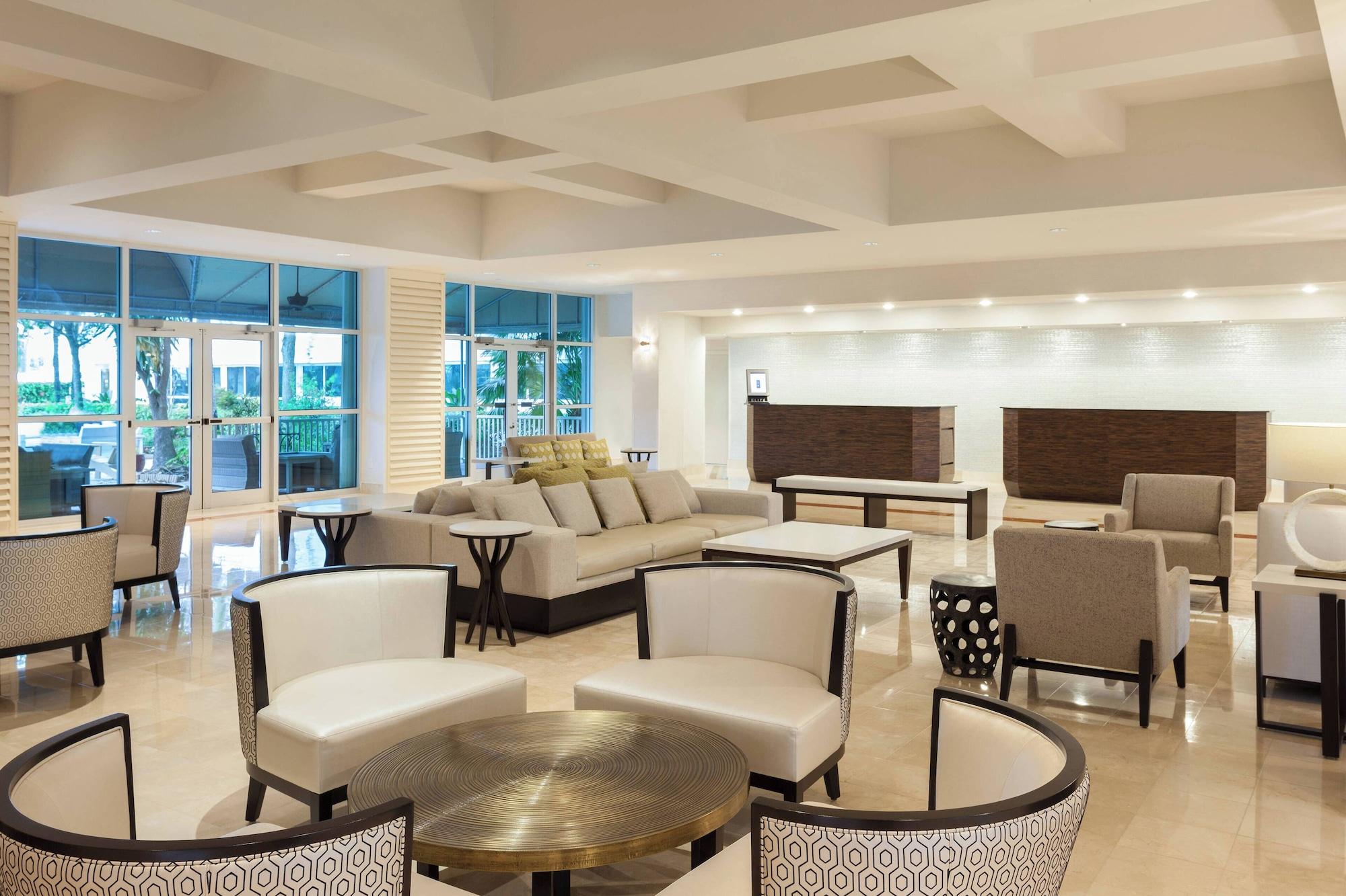 Vista Lobby West Palm Beach Marriott