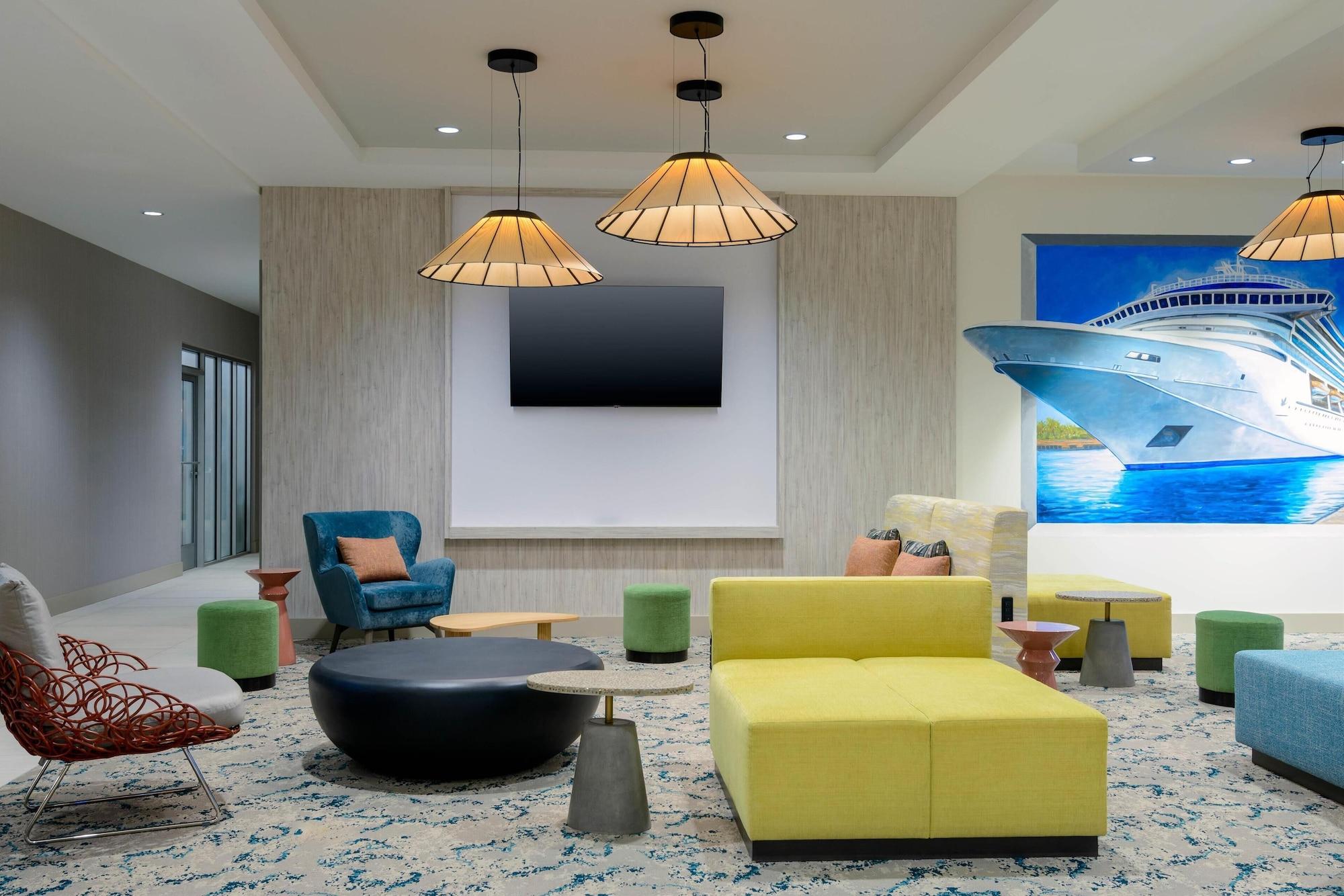 Vista Lobby Hilton Garden Inn Cape Canaveral near Cocoa Beach