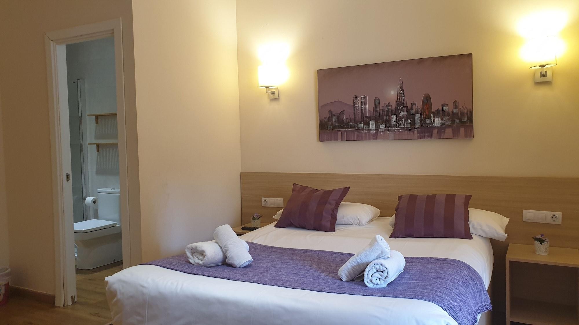 Habitación Hostal Barcelona Travel