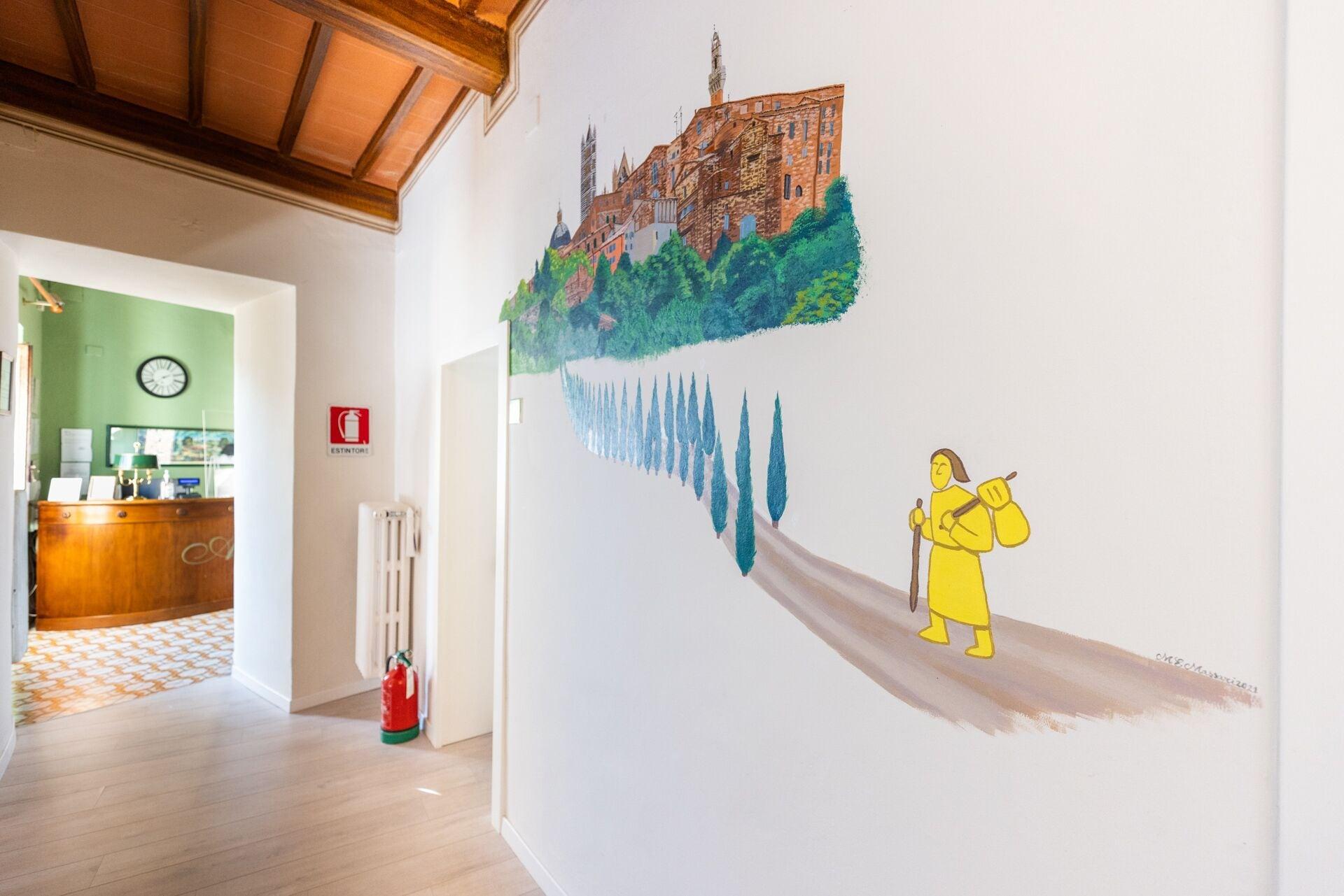 Vista Lobby Albergo Centrale