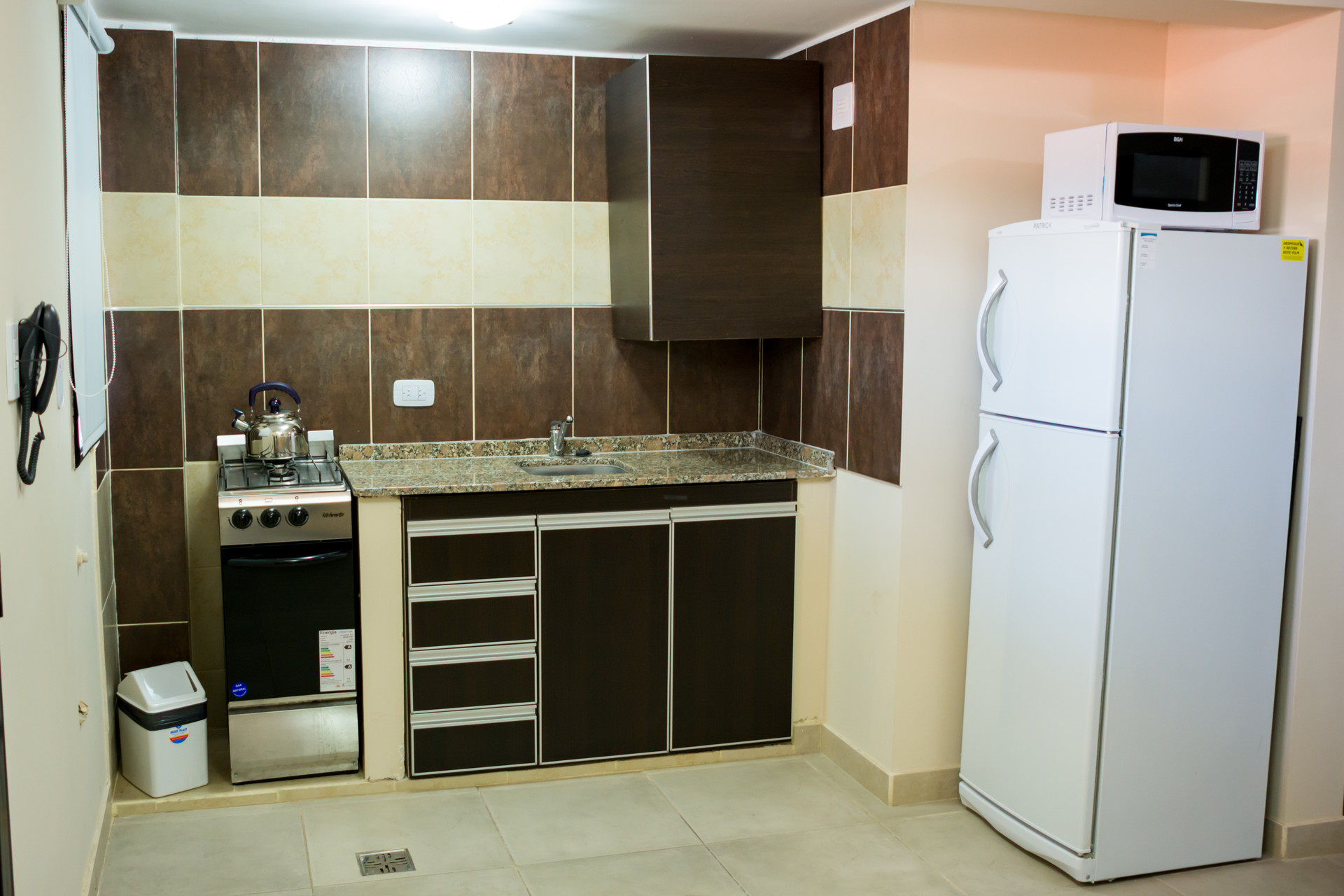 Equipamiento de Habitación Apart Hotel Lo de Carilo