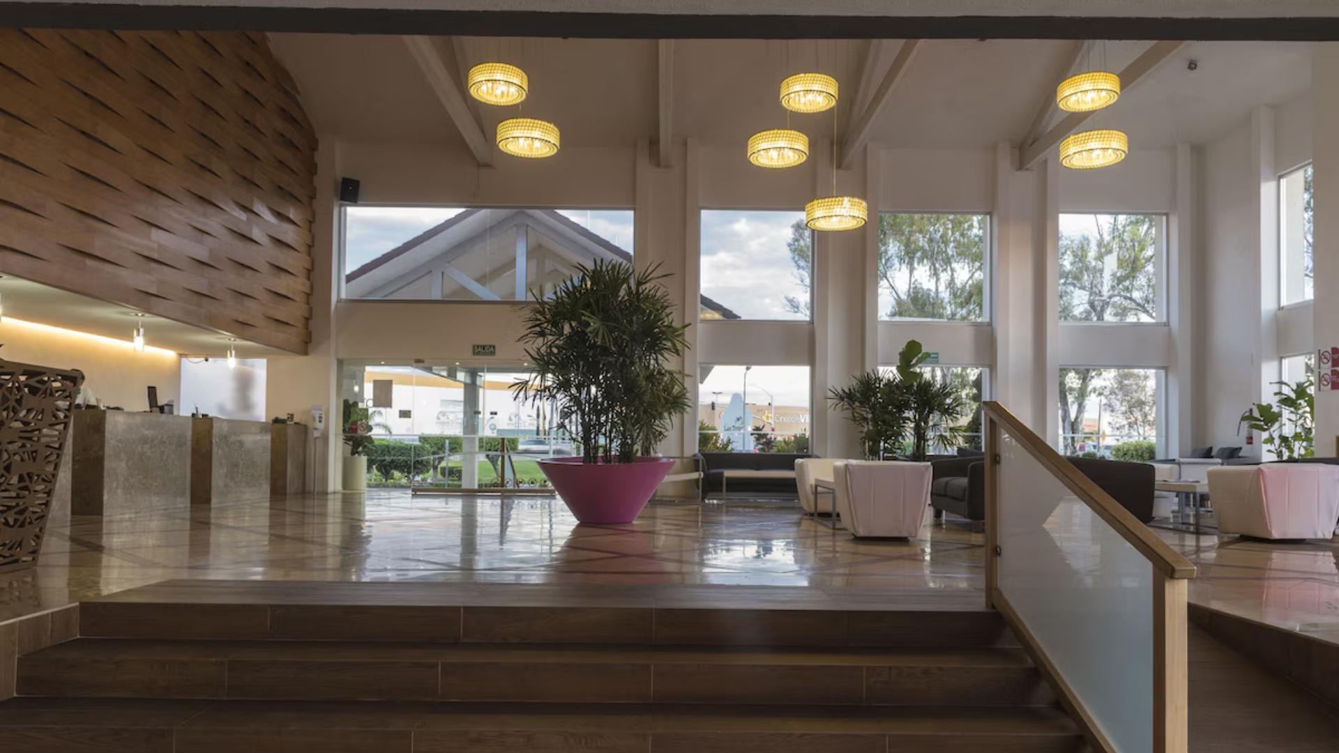 Vista Lobby Hotel Las Trojes