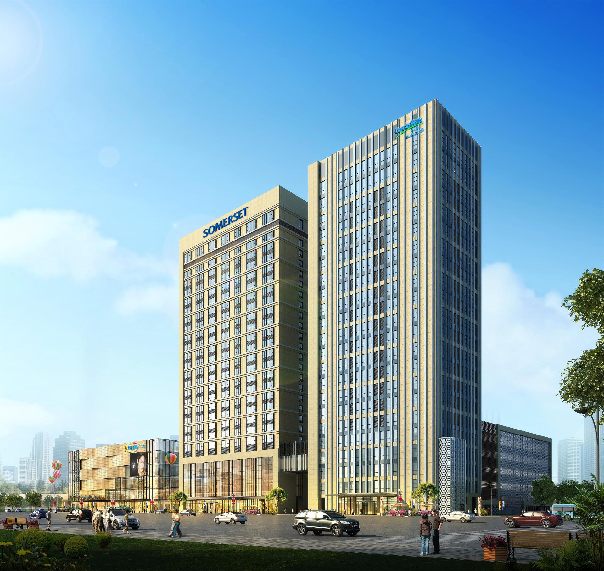Vista Exterior Somerset Xindicheng Xian