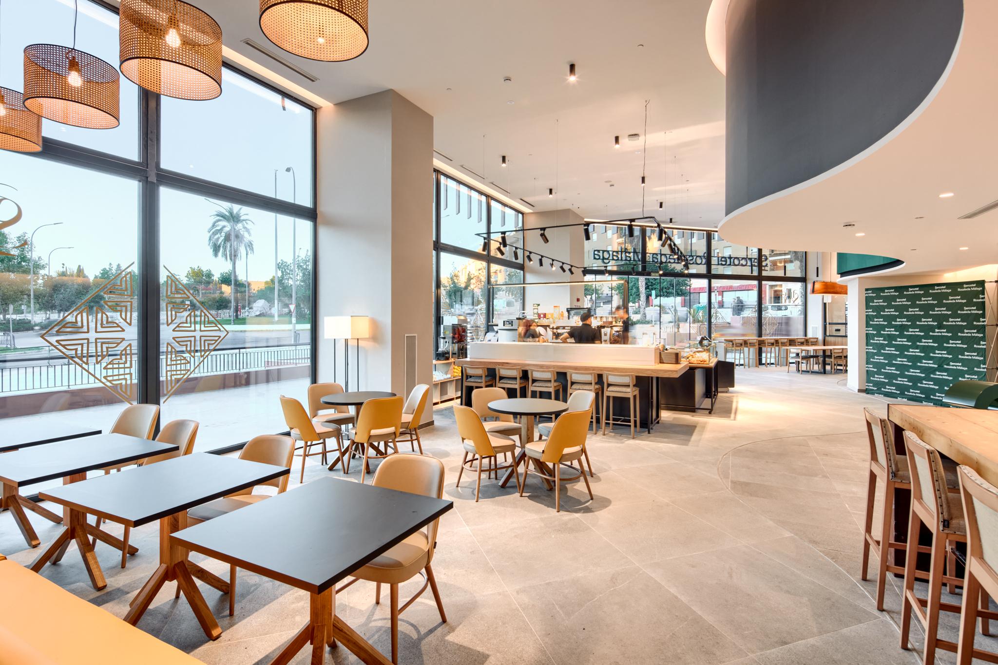 Vista Lobby Sercotel Rosaleda Málaga