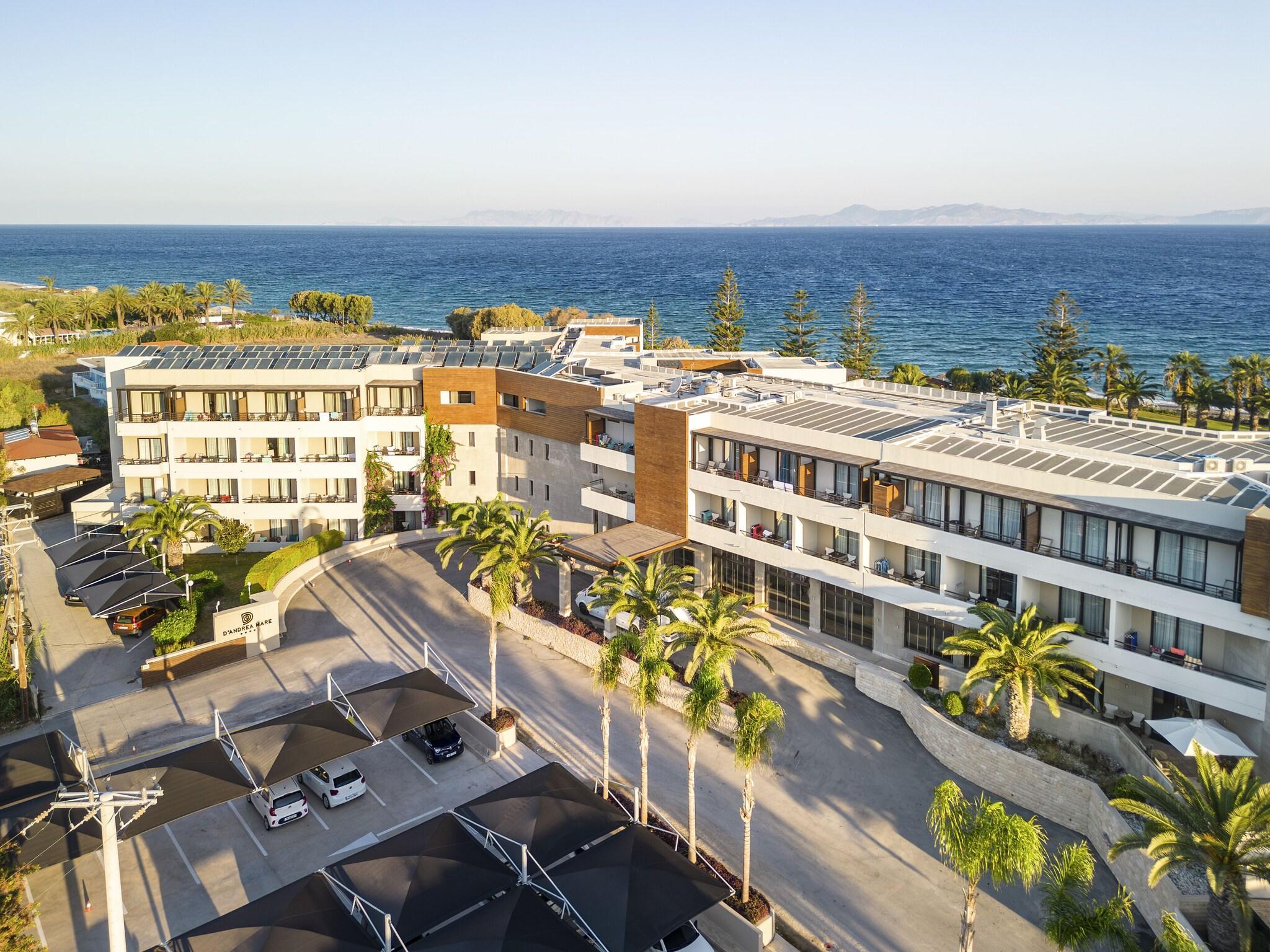 Vista Exterior D'Andrea Mare Beach Hotel – All Inclusive