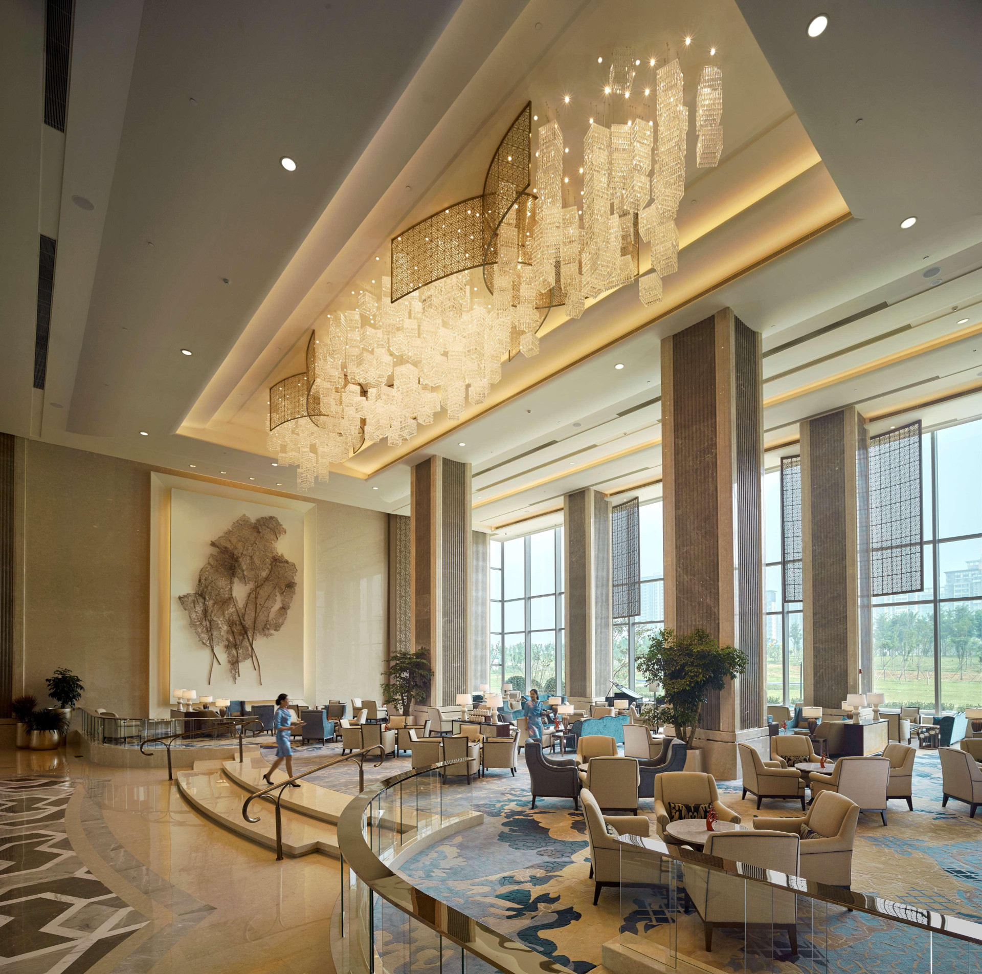Vista Lobby Shangri-La Hotel Tangshan