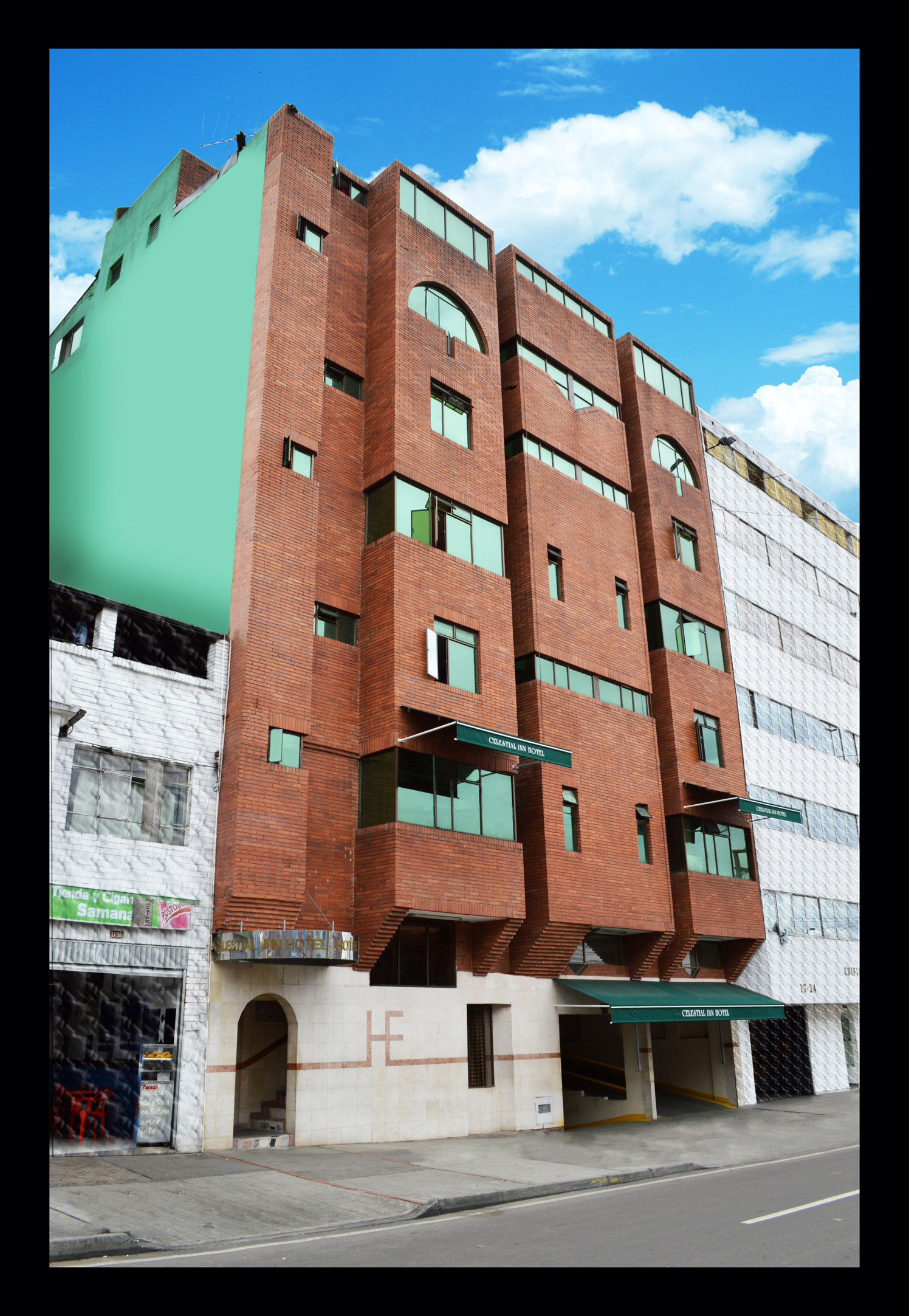 Vista Exterior Hotel Celestial Inn