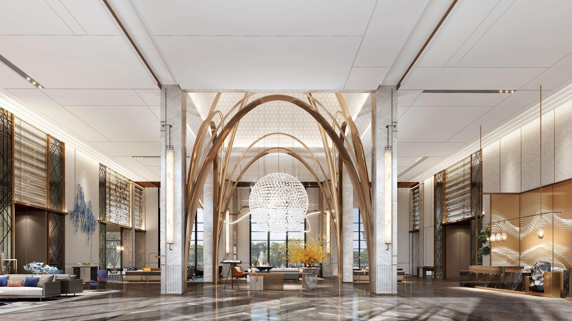 Vista Exterior Doubletree By Hilton Cangnan