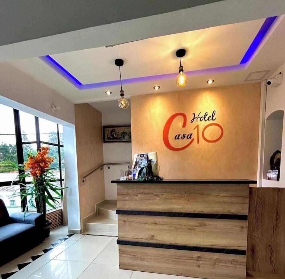 Vista Lobby Hotel Casa 10 Medellin