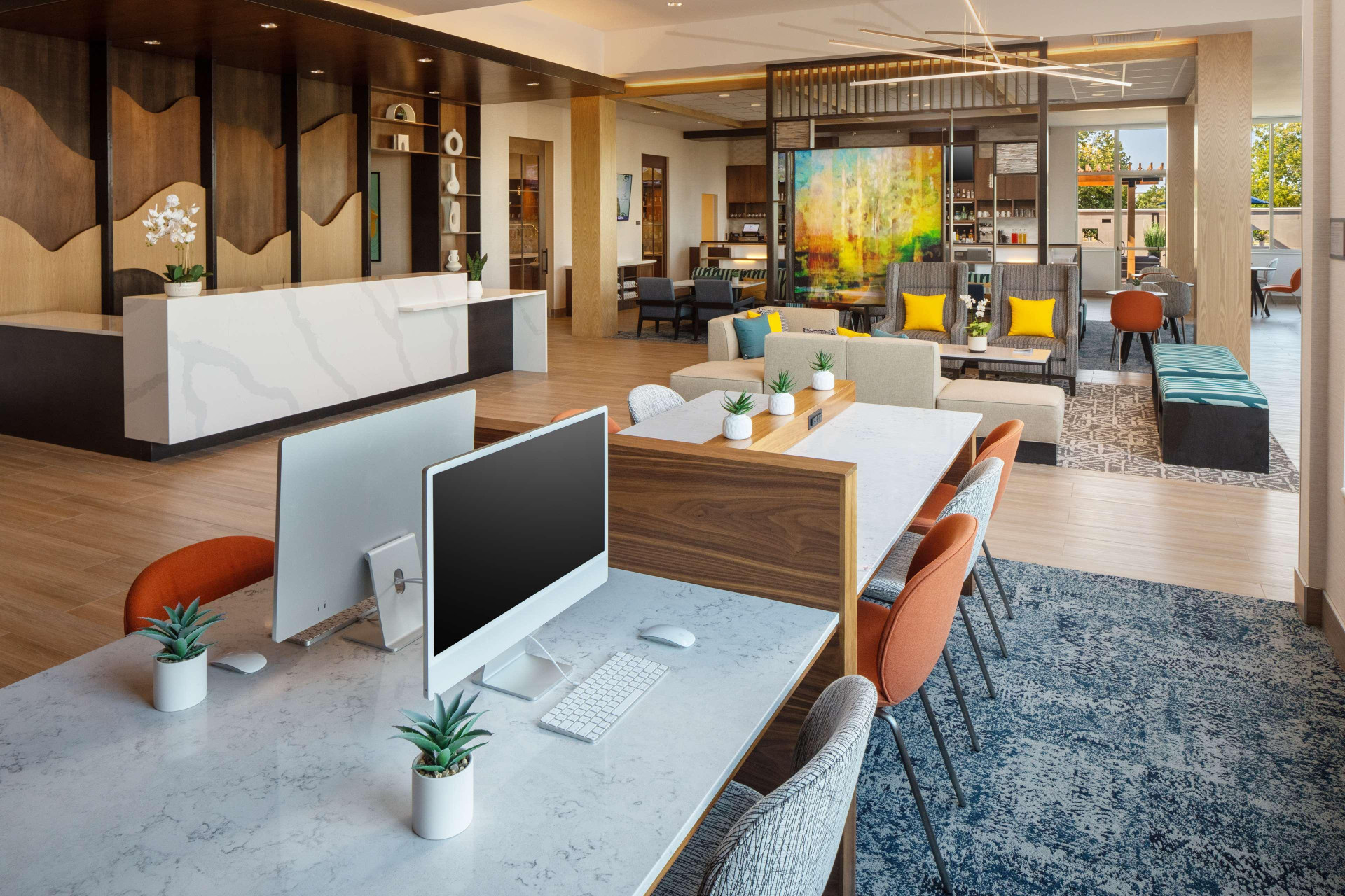 Vista Lobby Hyatt House Vacaville