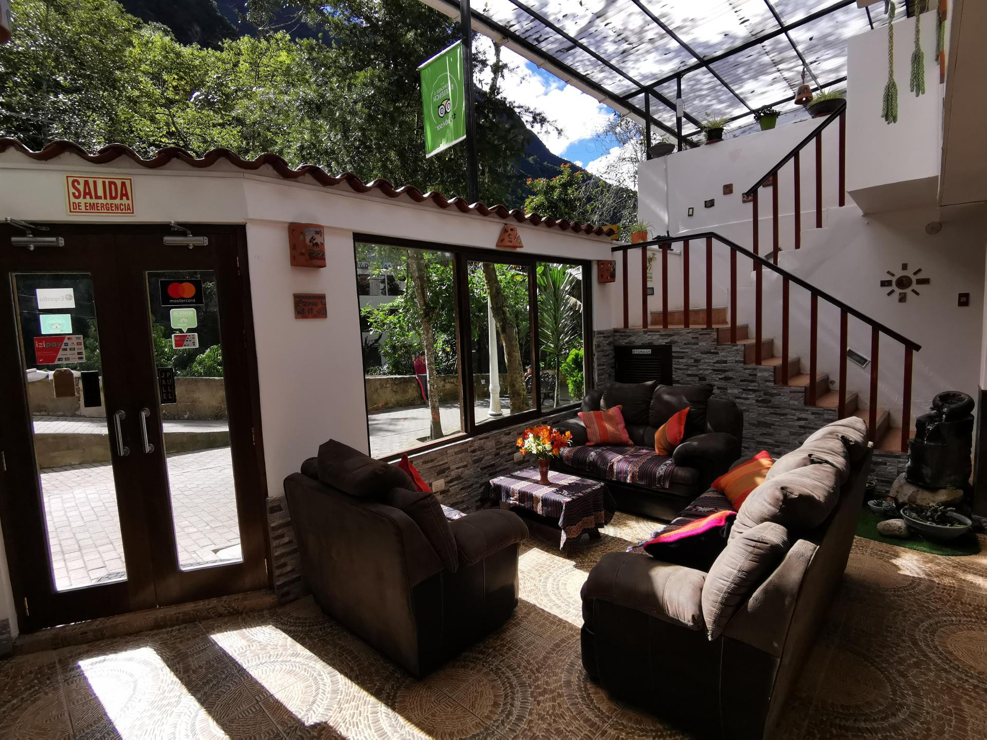 Vista Lobby Terrazas del Inca Bed and Breakfast
