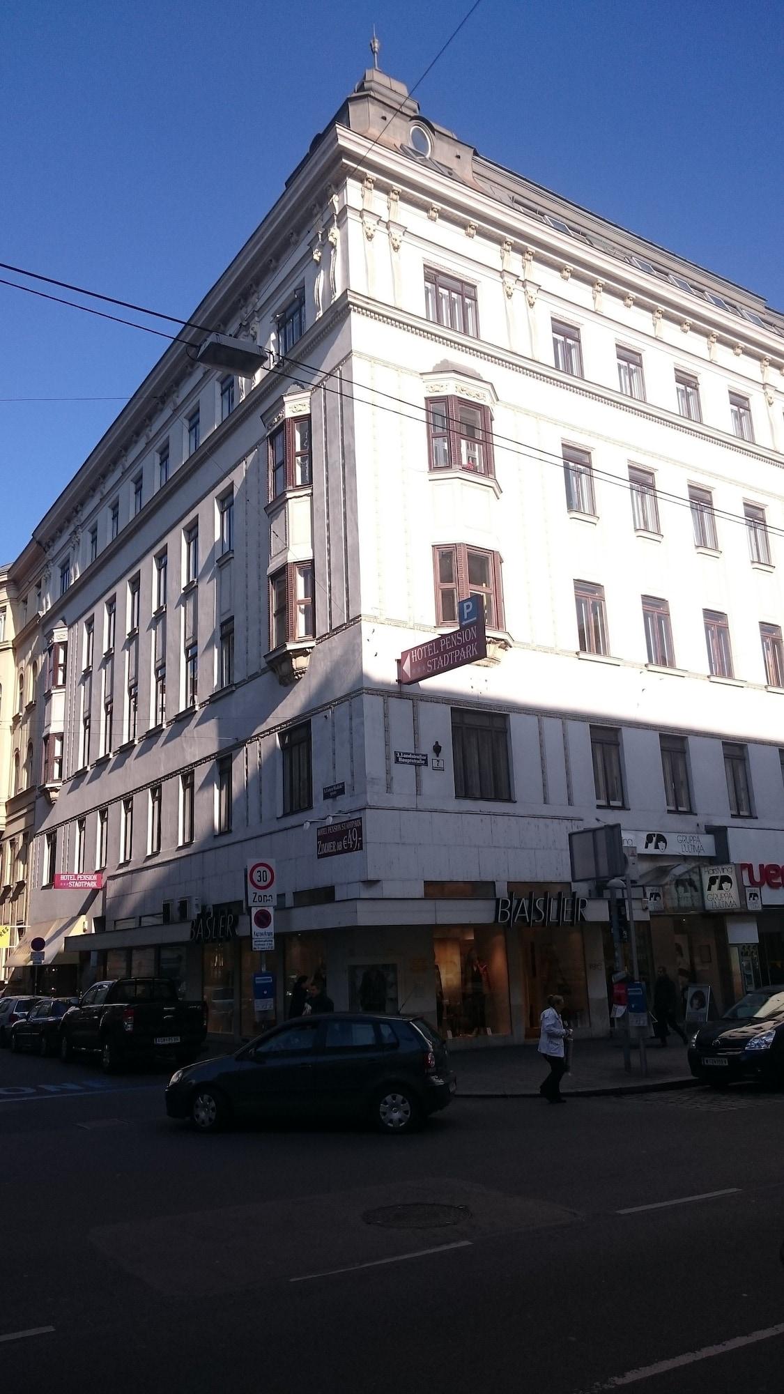 Vista Exterior Hotel Pension Stadtpark