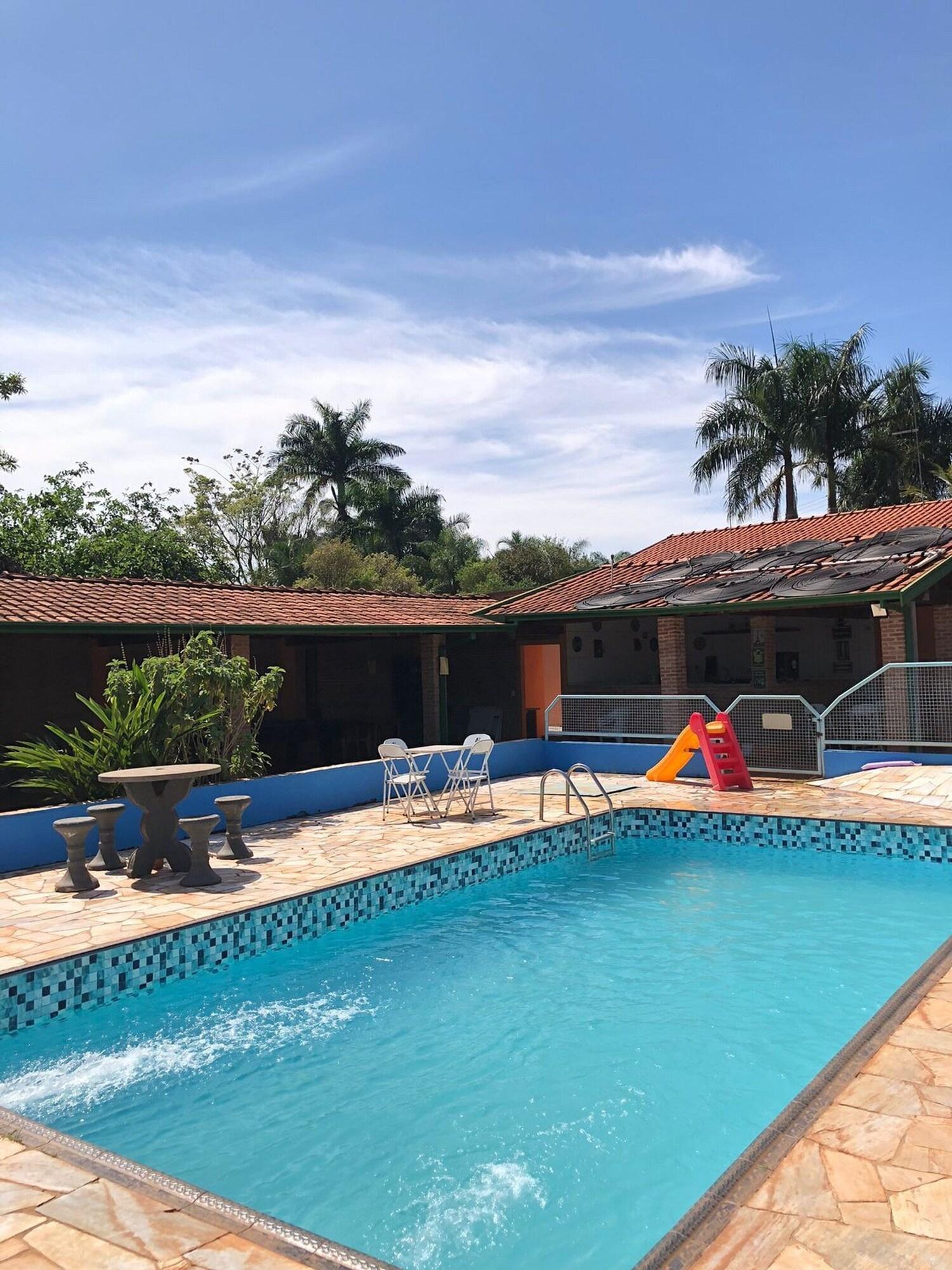 Vista Piscina Pousada das Cores