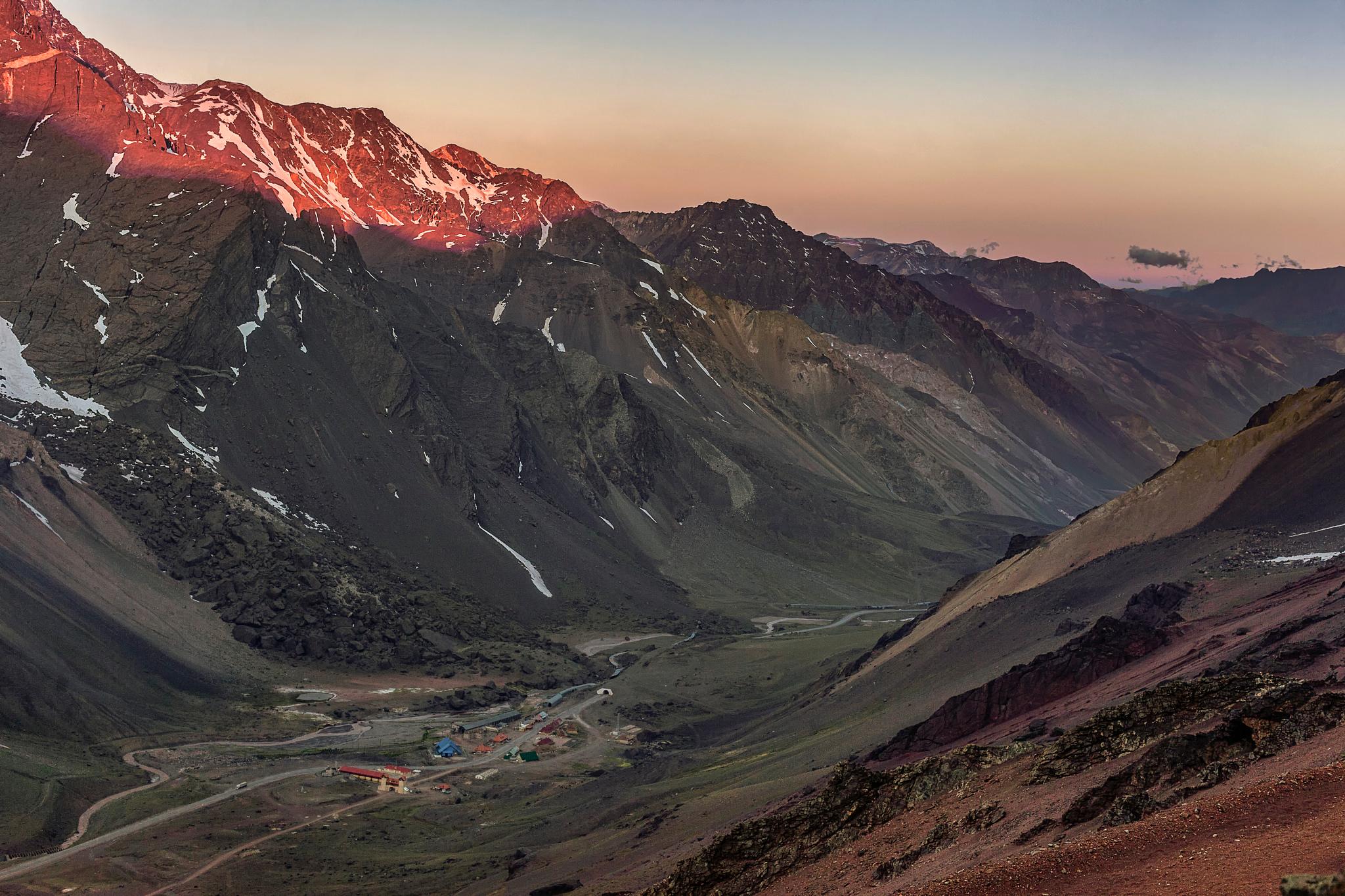 Vista aérea Portezuelo del Viento