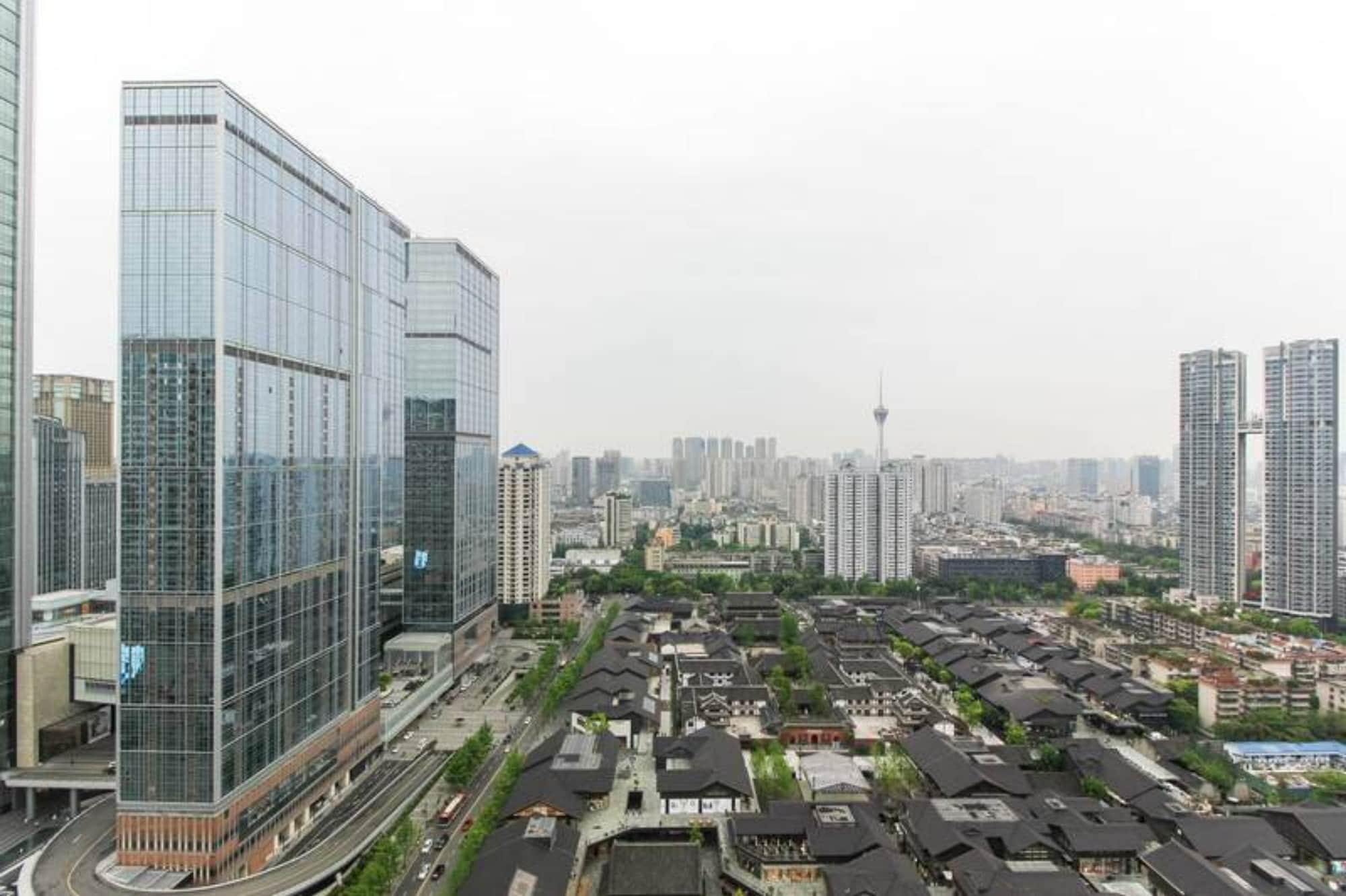 Vista Exterior Chengdu Ruixi Coast Apartment