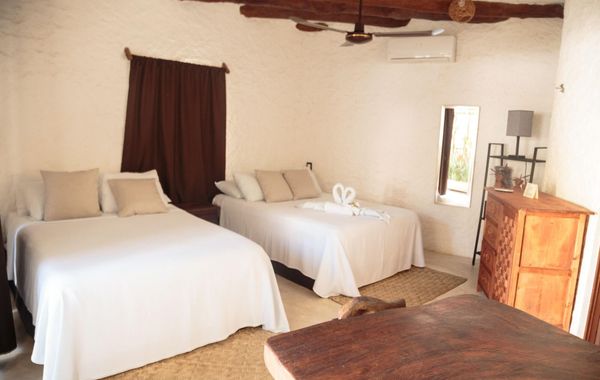 Arte Sano Hotel - Suite Room with Two Double Beds - Hoteles solo adultos en Holbox, México