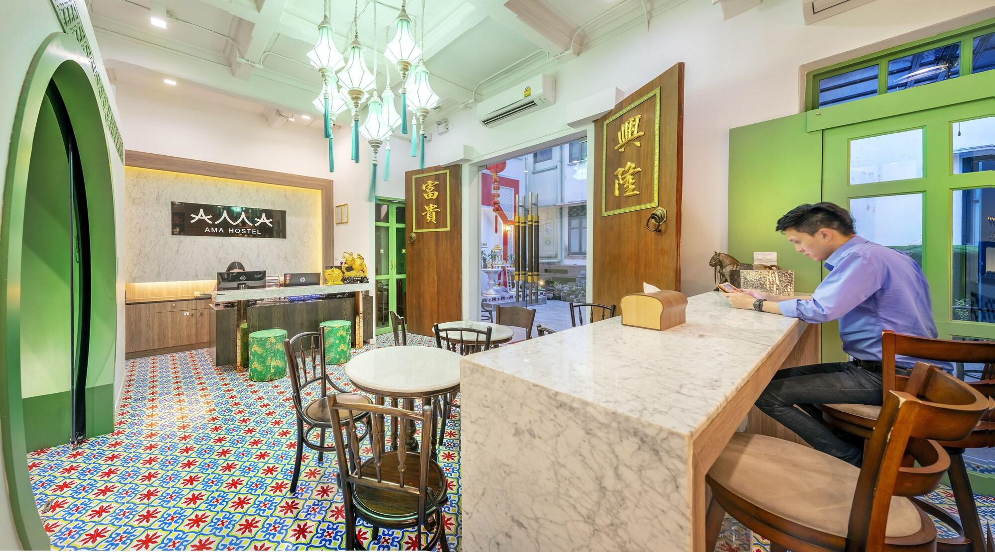 Vista Lobby Ama Hostel Bangkok