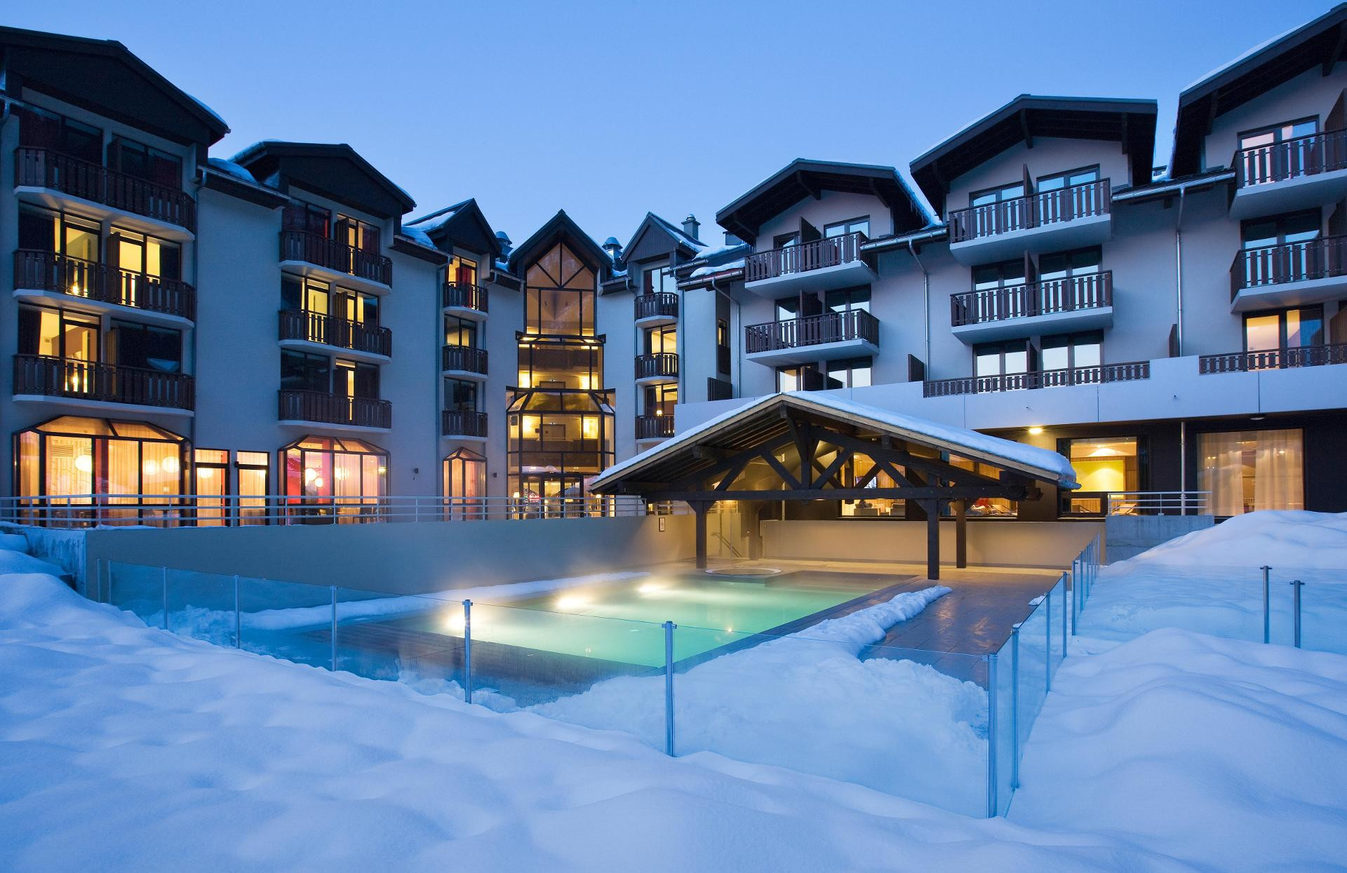 Vista Exterior Hôtel Les Aiglons Chamonix