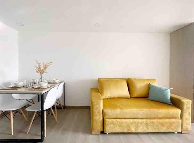 Zona de estar Apartment in the heart of Bogotá