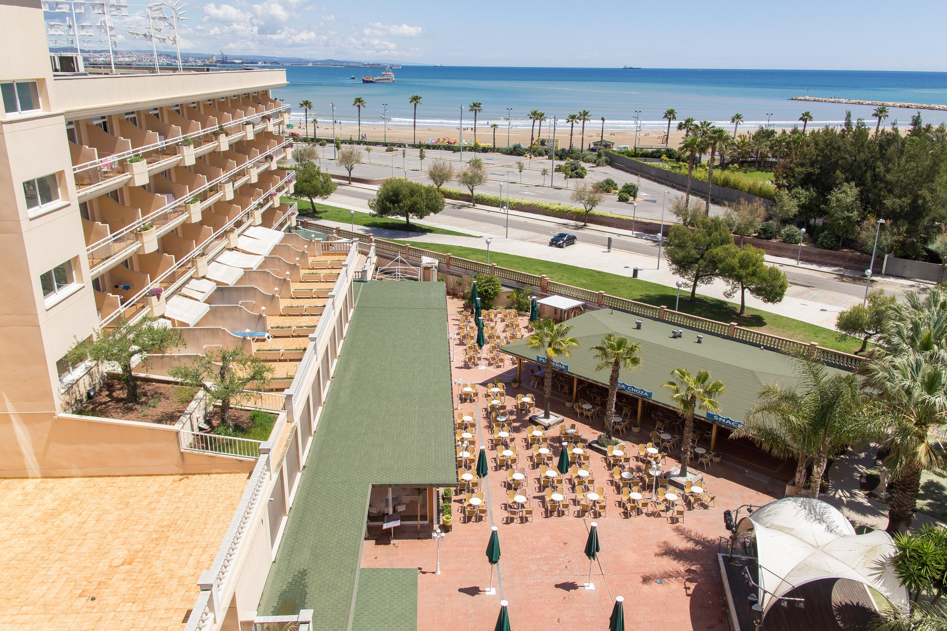 Vista Exterior Hotel Palas Pineda