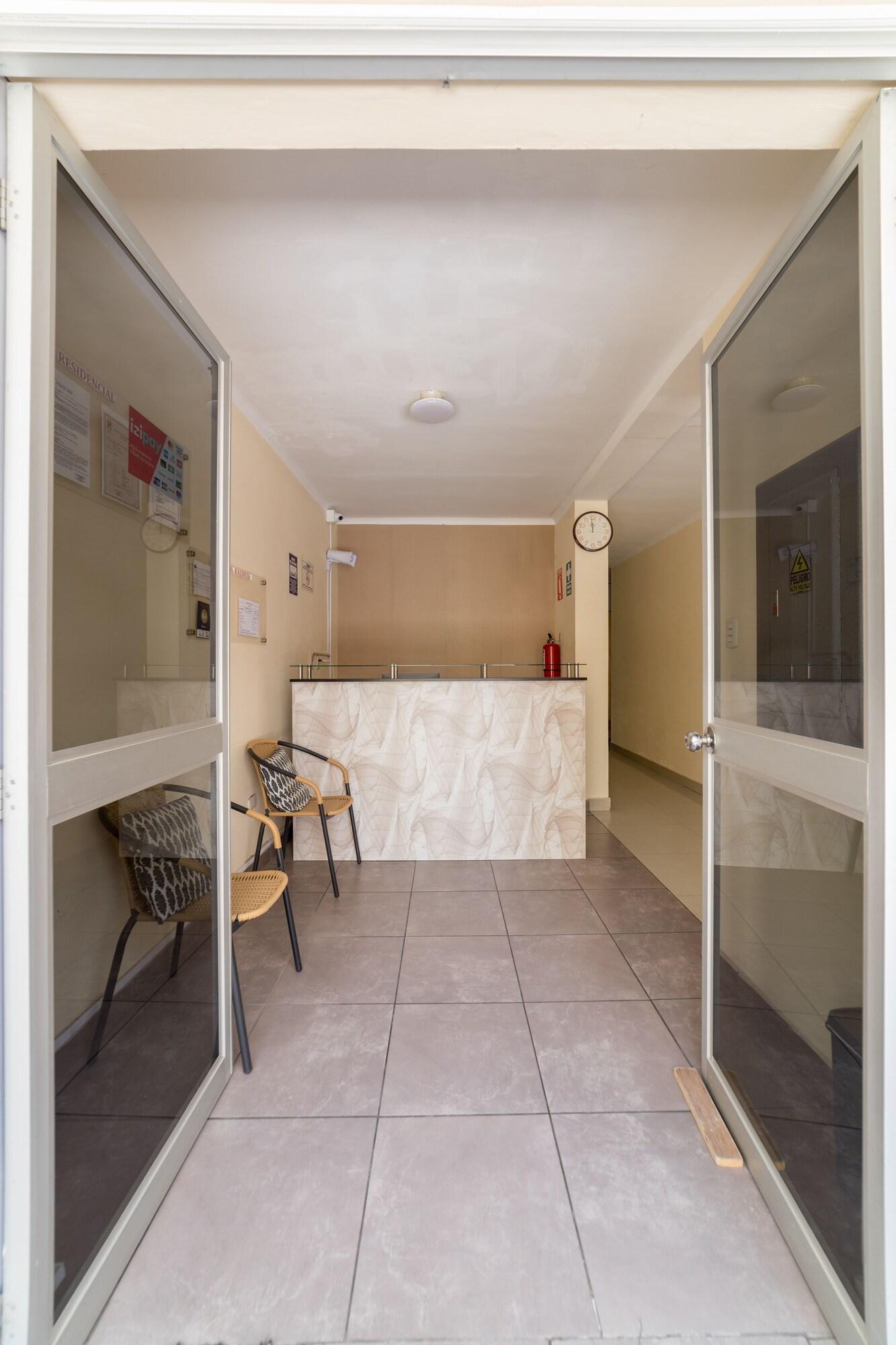 Vista Lobby Residencial Valdivia