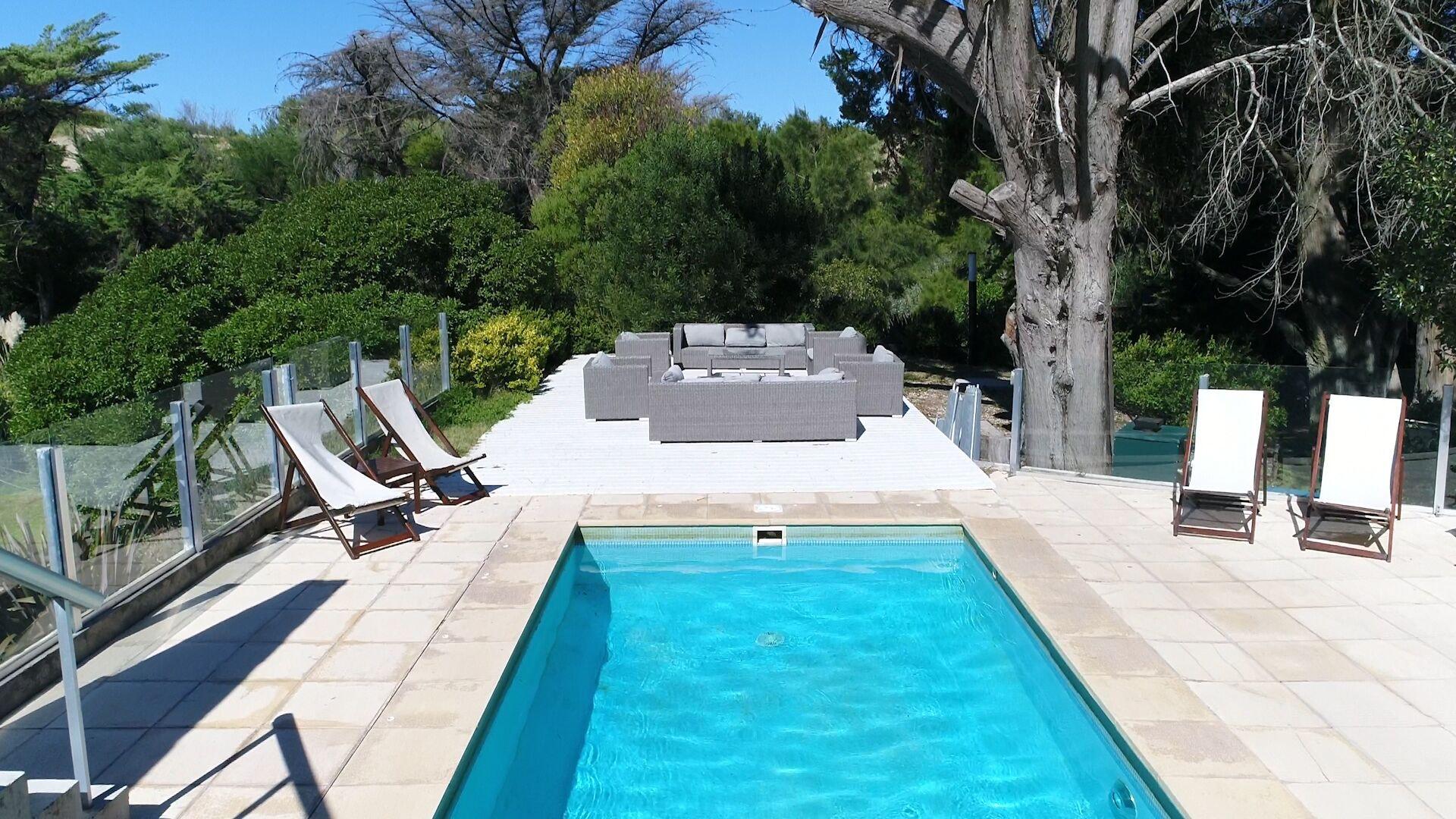 Vista Piscina Villa Agostina Casas de Playa
