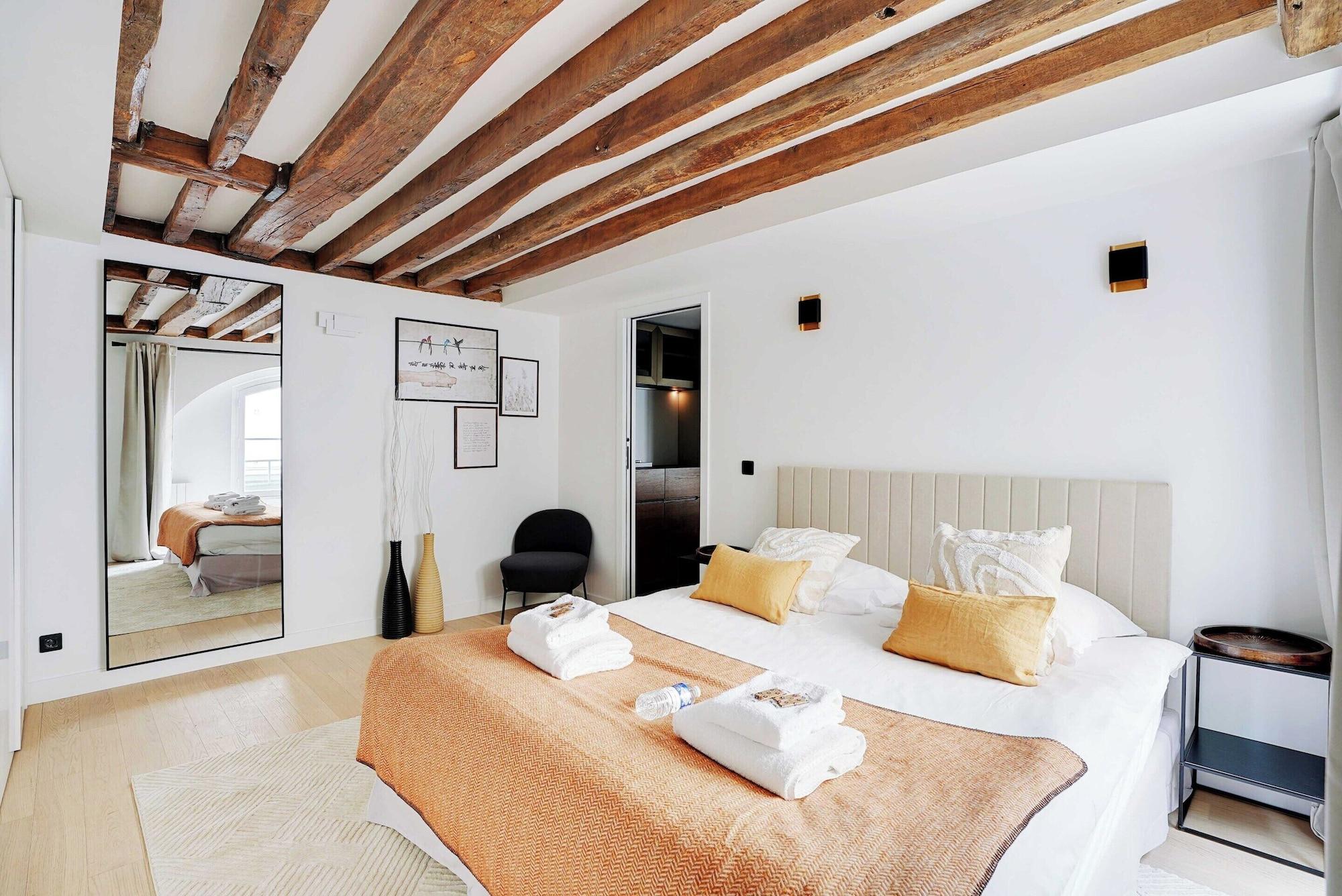 Habitación Cosy Apartment - 1br/4p - Les Halles