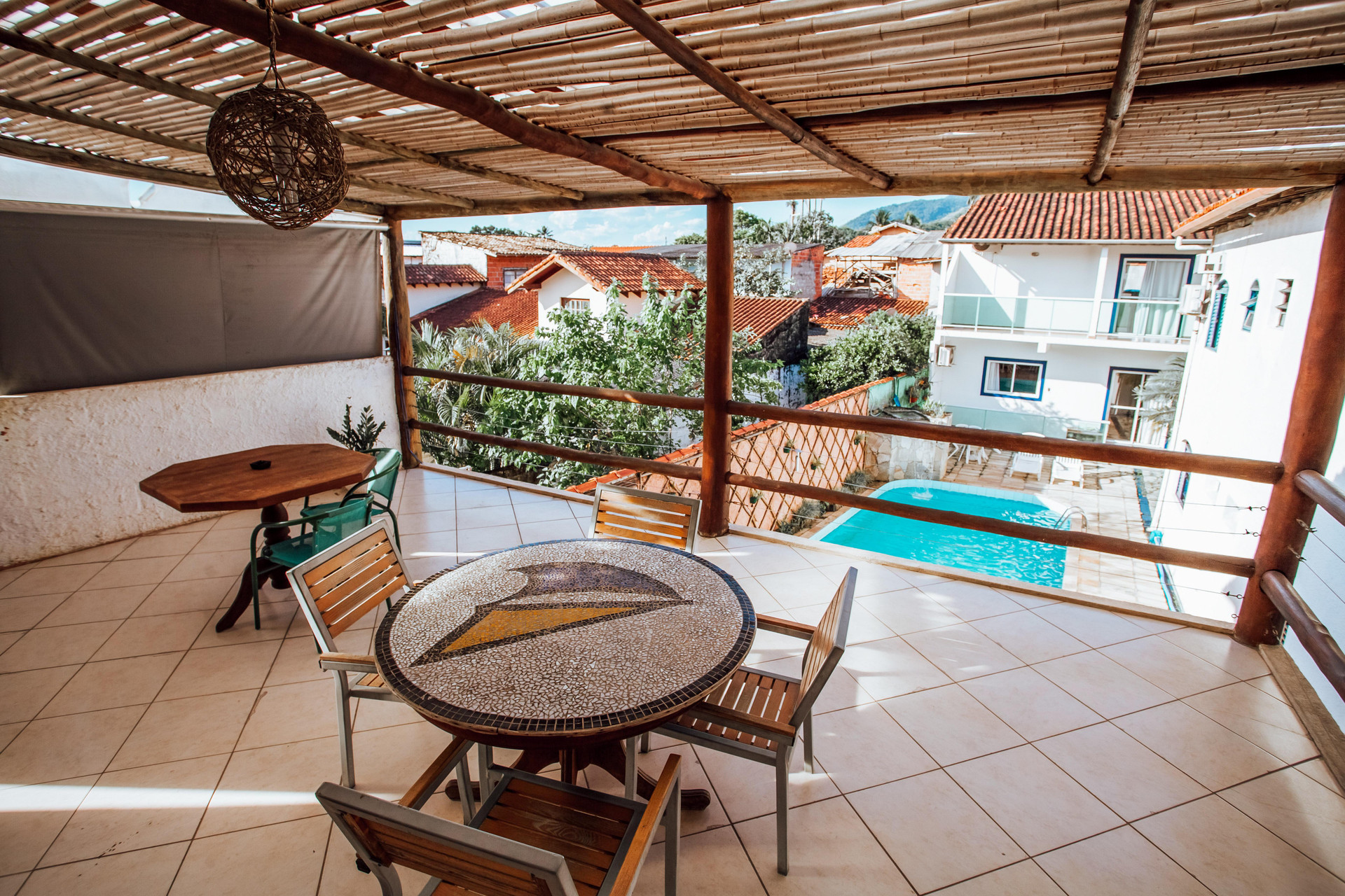 Vista Piscina Pousada Rafimar
