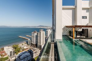 Alquiler Vacacional - MHFBs - Edifício Moderno c/ piscina vista mar em Itapema