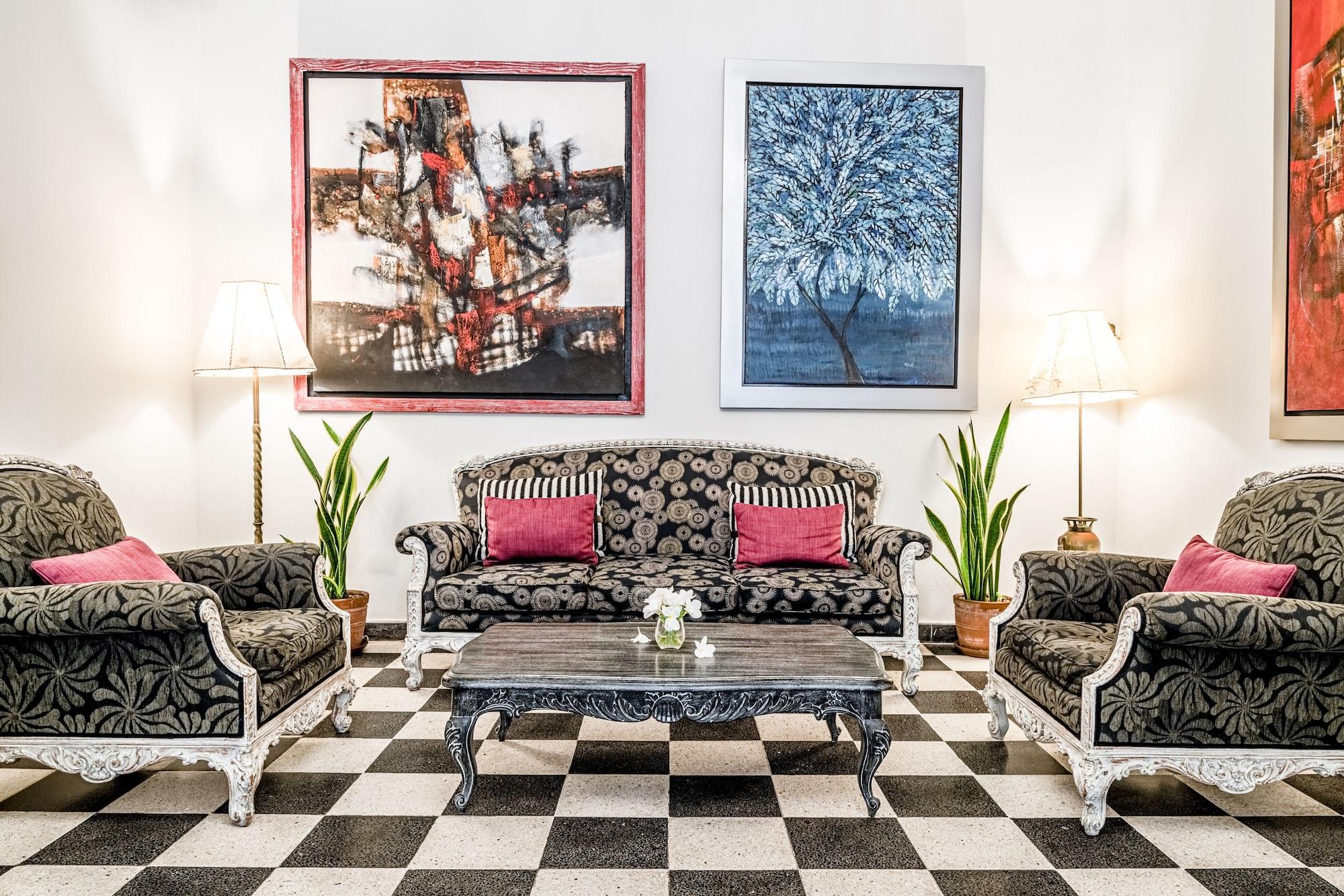 Vista Lobby Antigua Miraflores Hotel