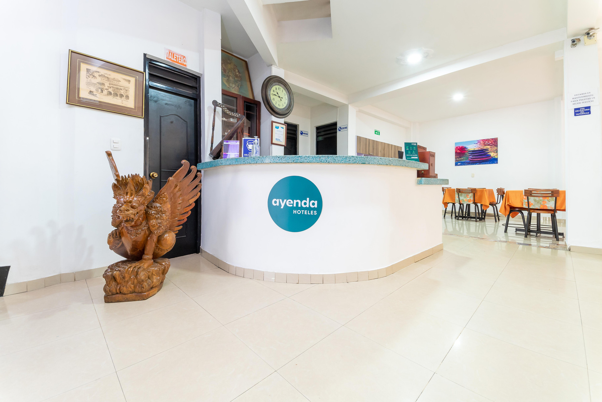 Vista Lobby Ayenda Nuevo Faro