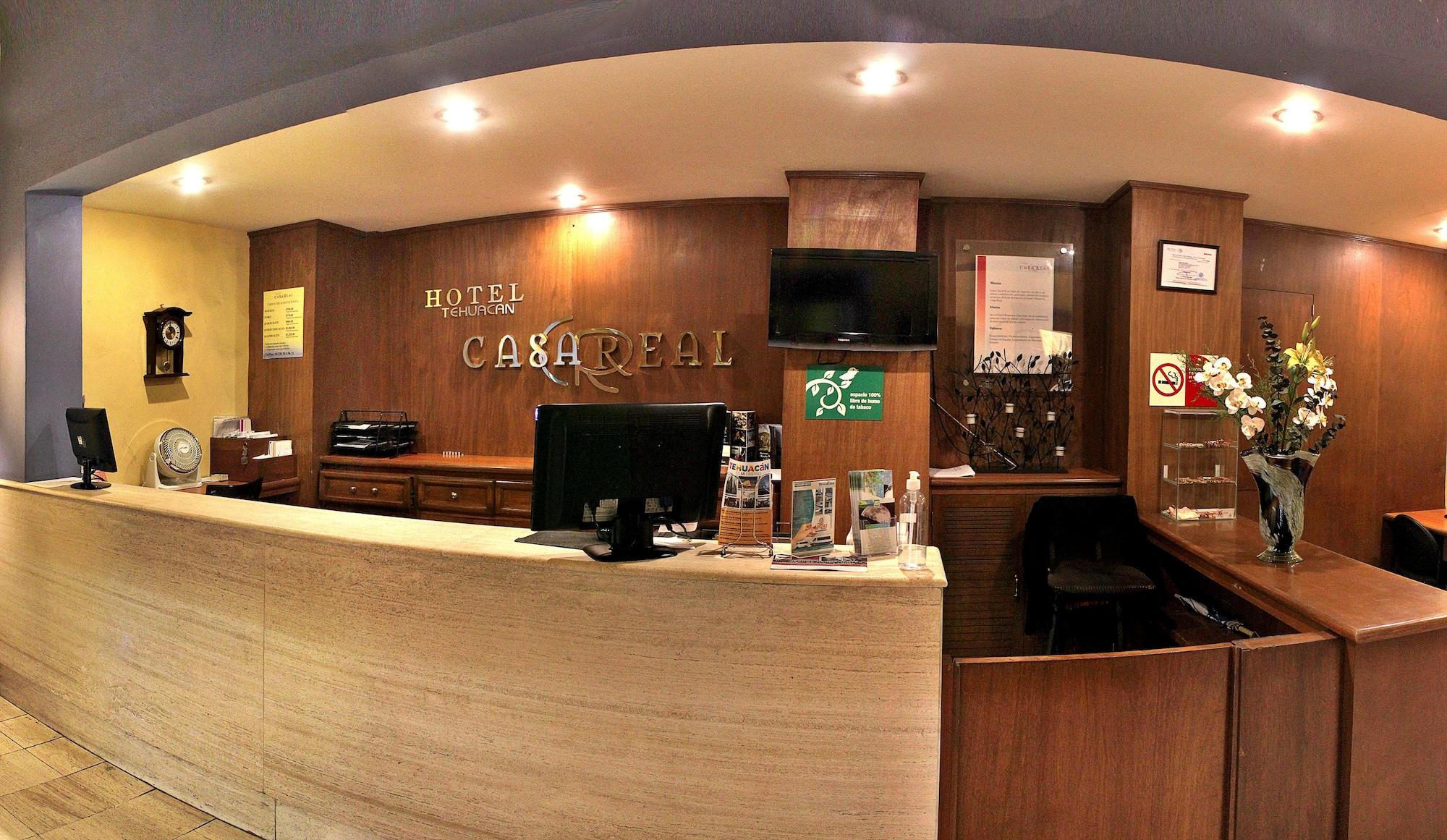 Vista Lobby Hotel Tehuacan Casa Real