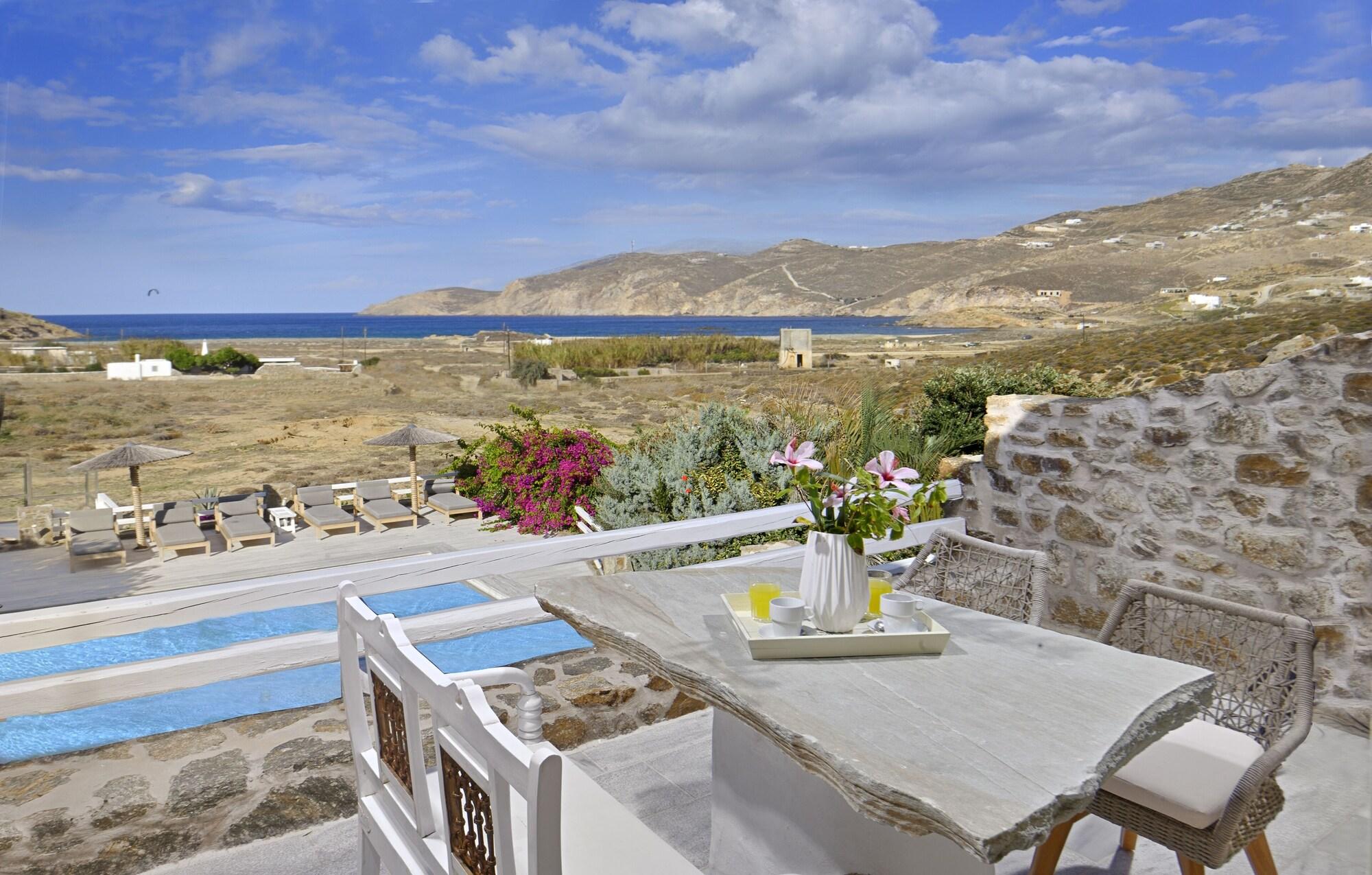 Vista Piscina Mykonos Dream Villas