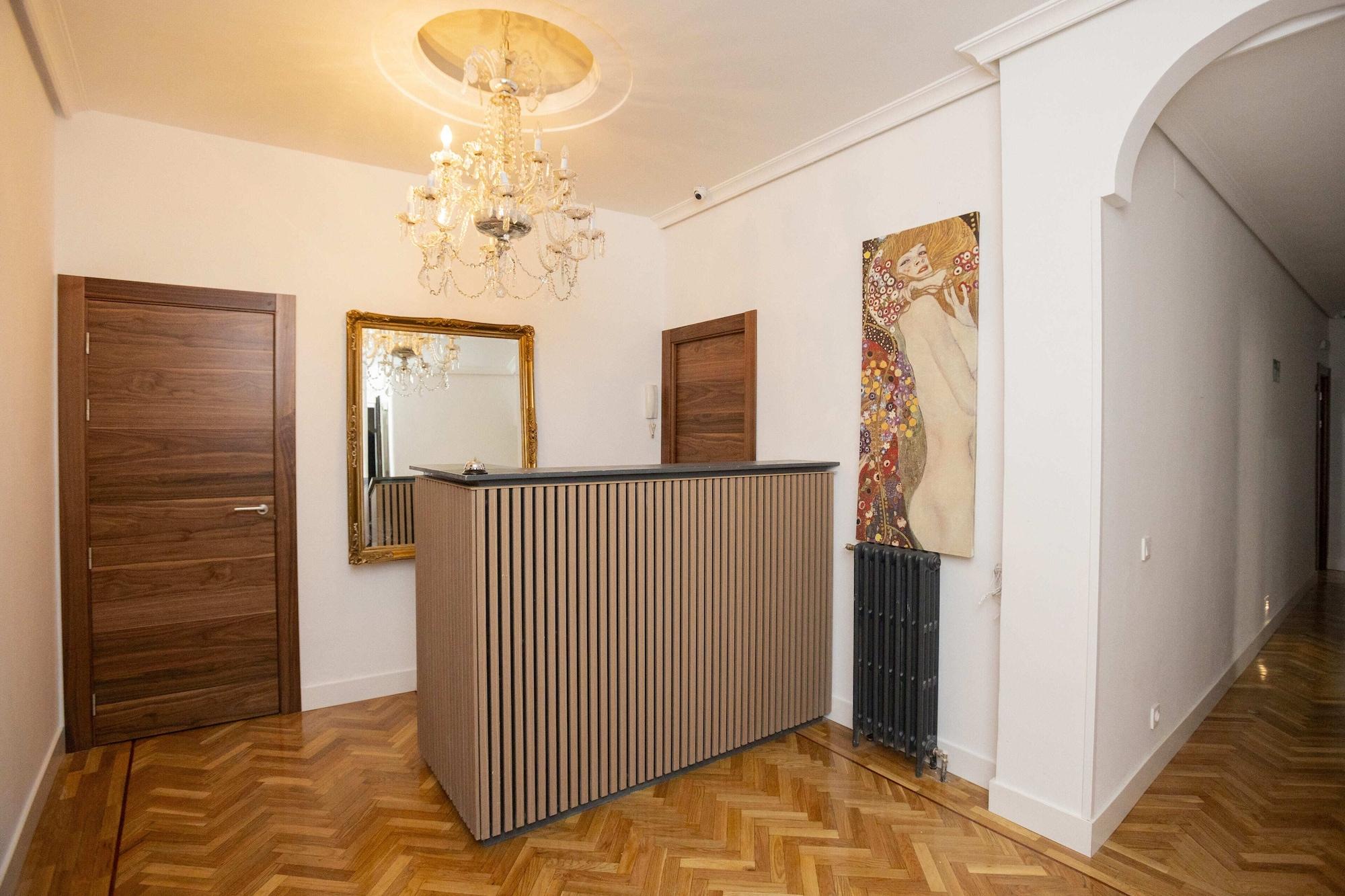 Vista Lobby Hostal Hispano Gran Vía