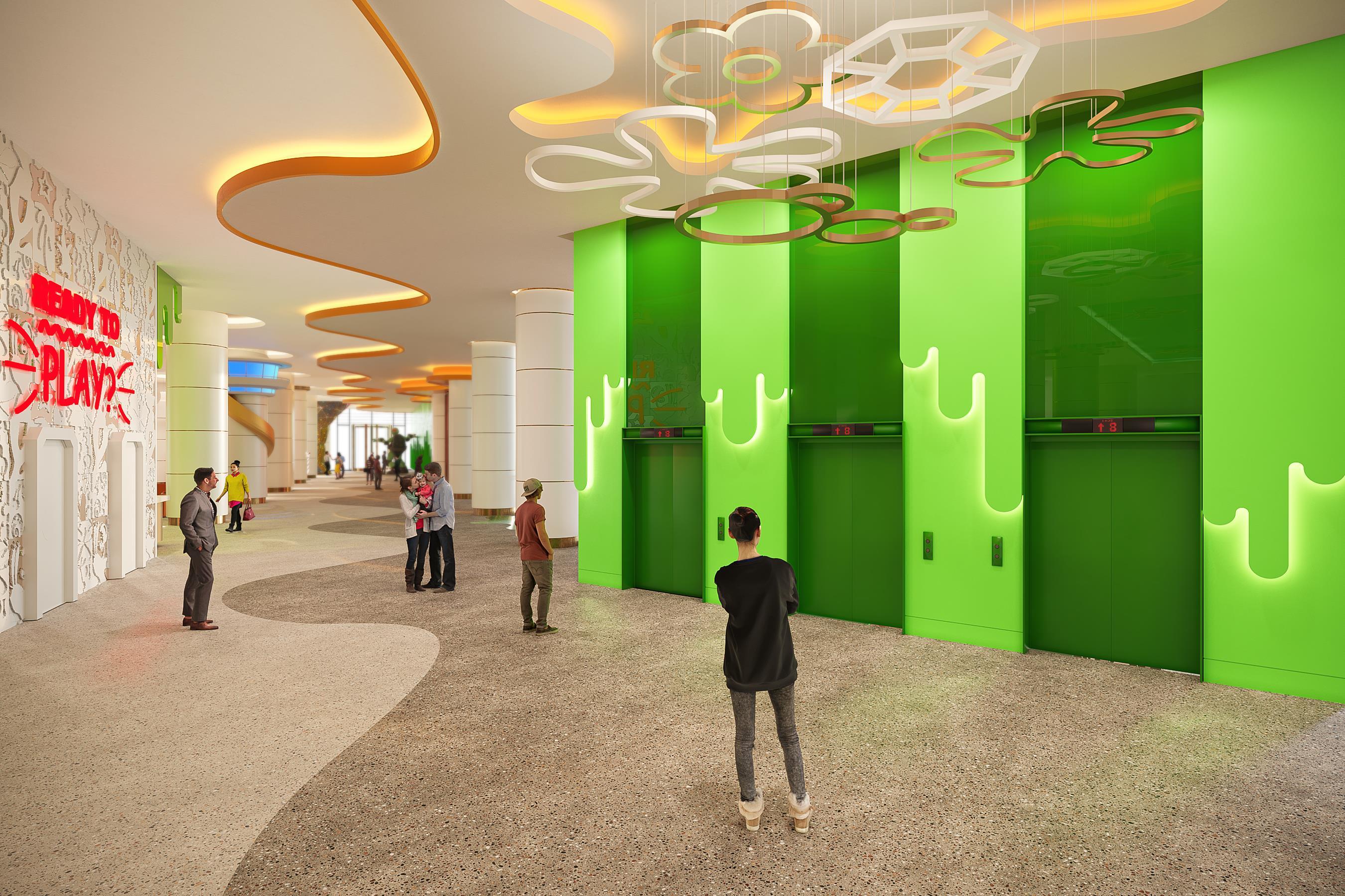 Vista Lobby The Land of Legends Nickelodeon Theme Park