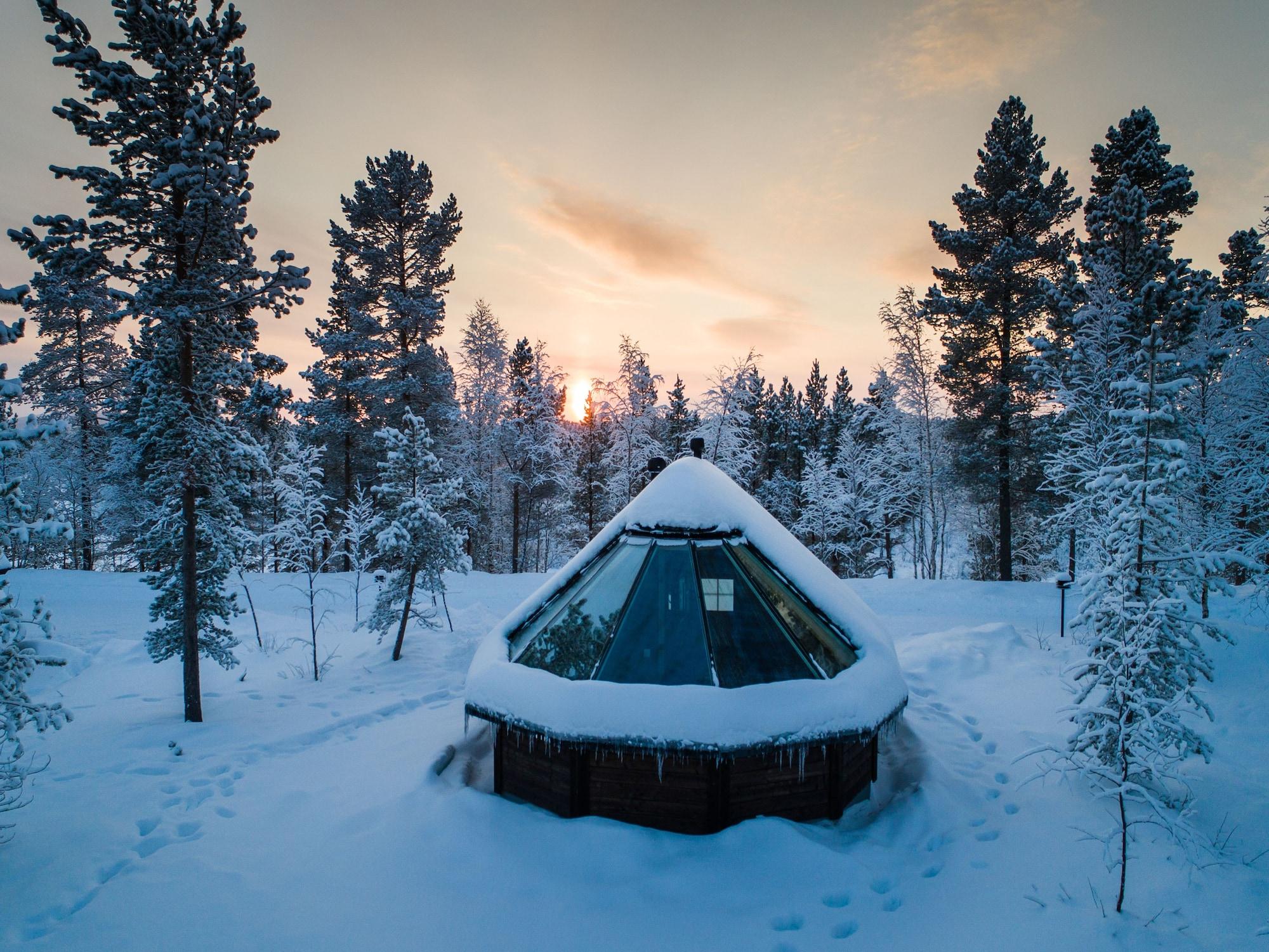 Vista Exterior Aurora Village Ivalo