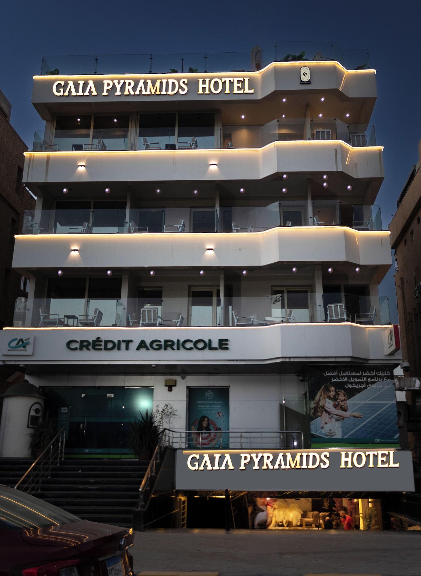 Vista Exterior Gaia Pyramids Hotel